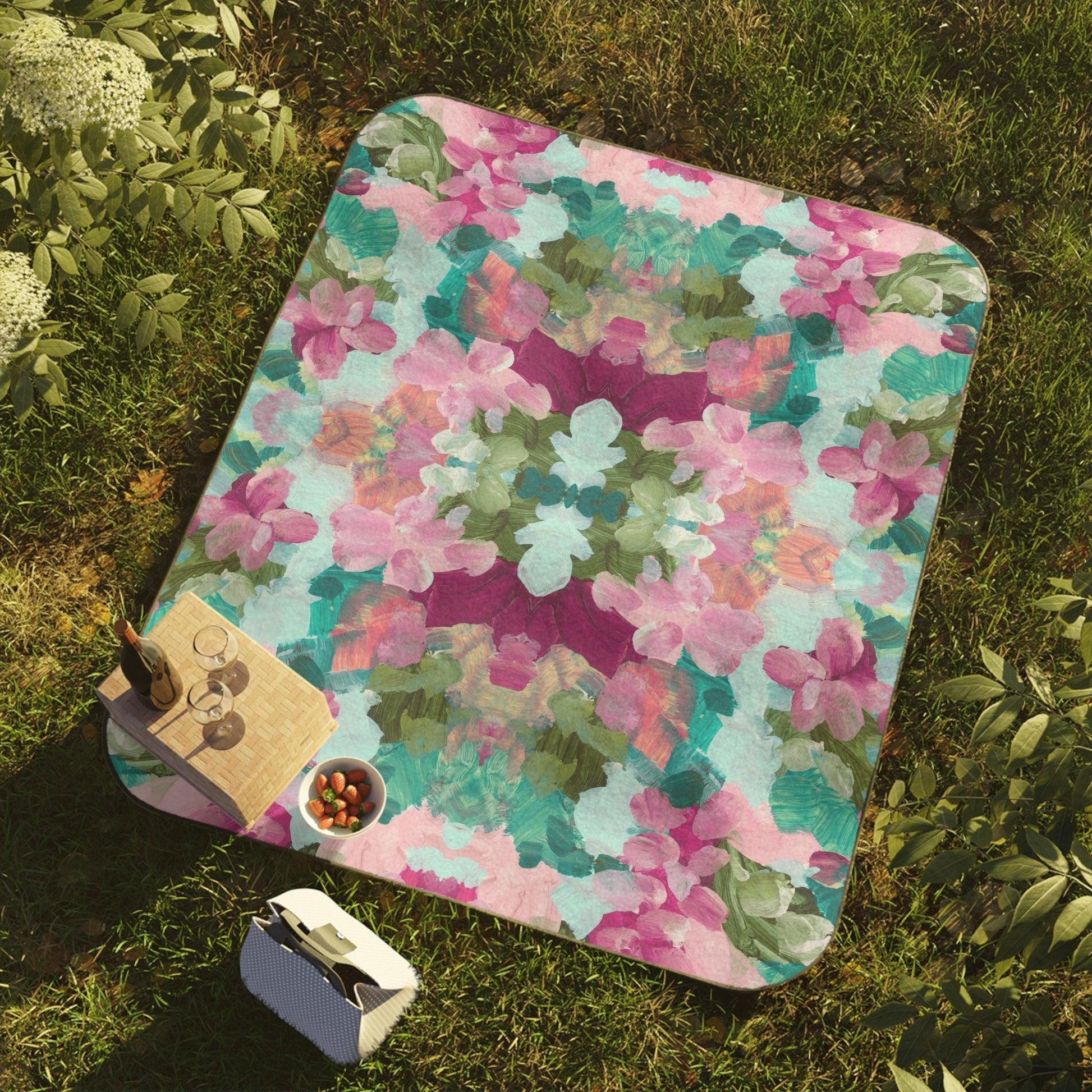 Abstract Picnic Blanket - GroveWisdom