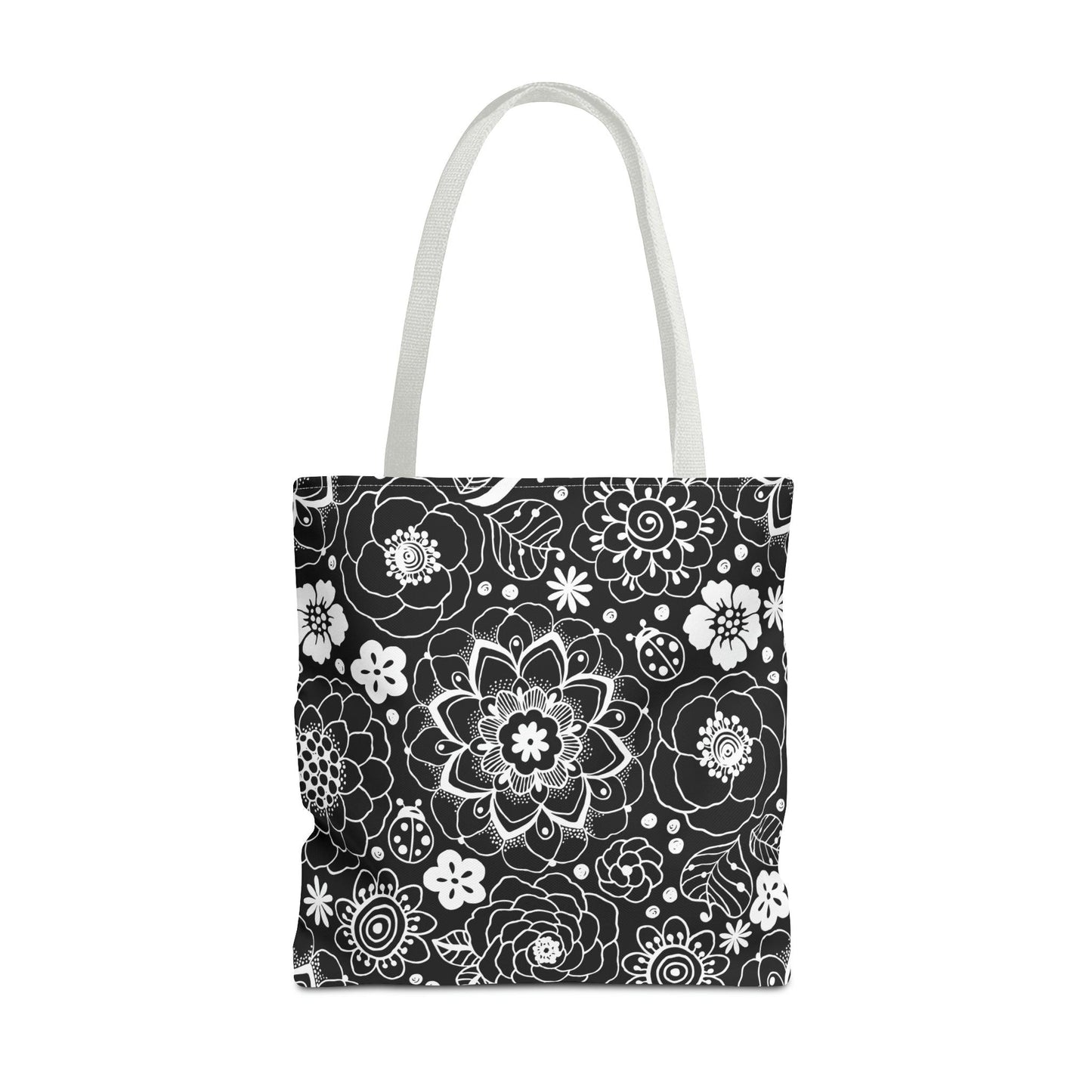 Black and White Mandala Tote - GroveWisdom