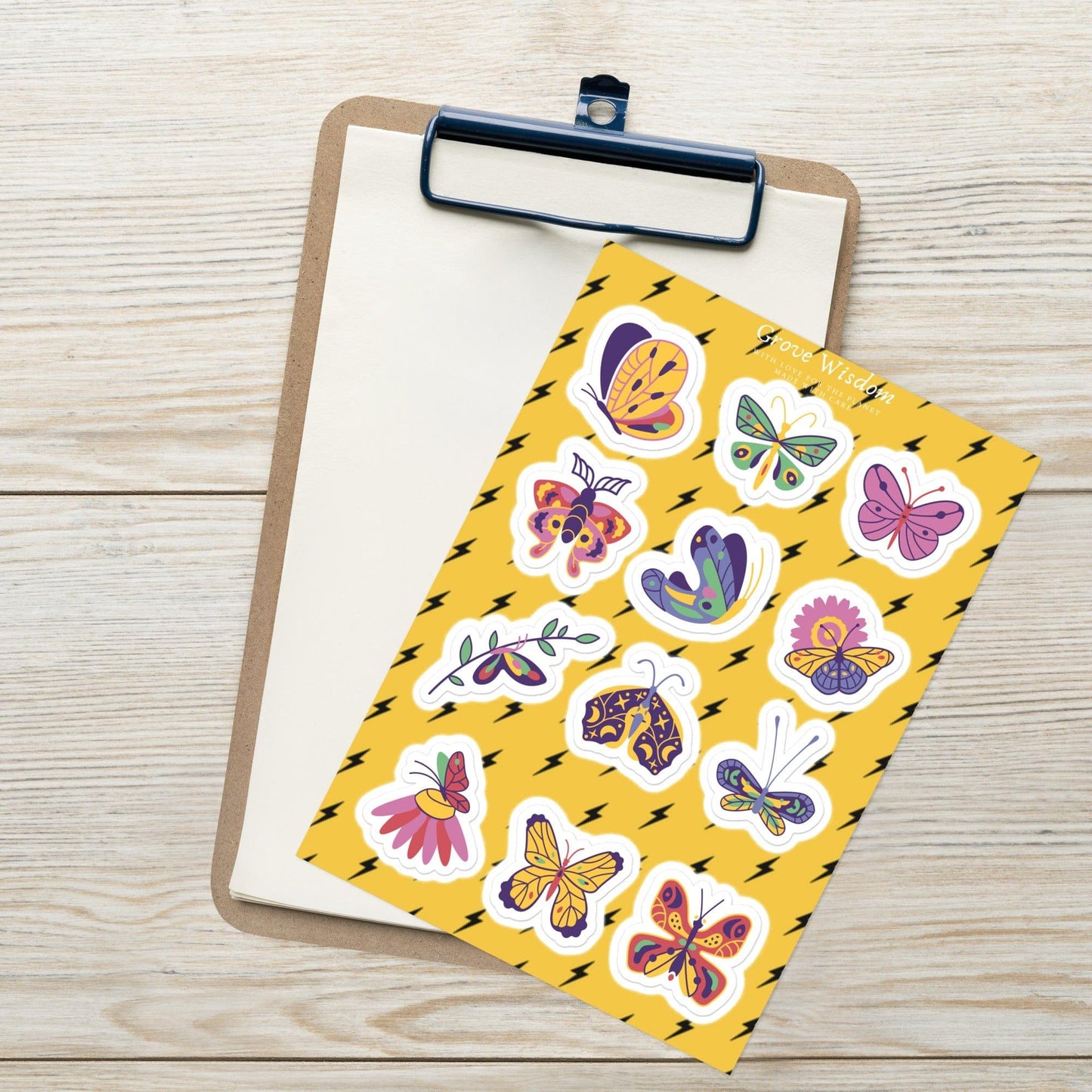 Butterfly Sticker sheet - GroveWisdom