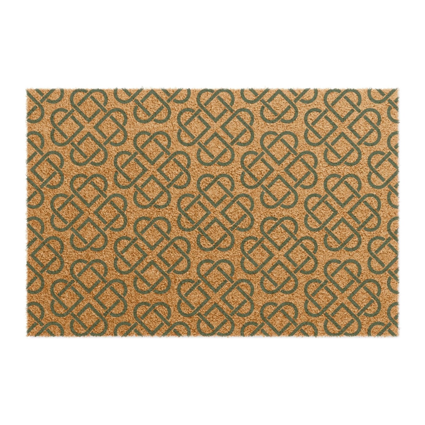 Clover Knot Coir Doormat - GroveWisdom