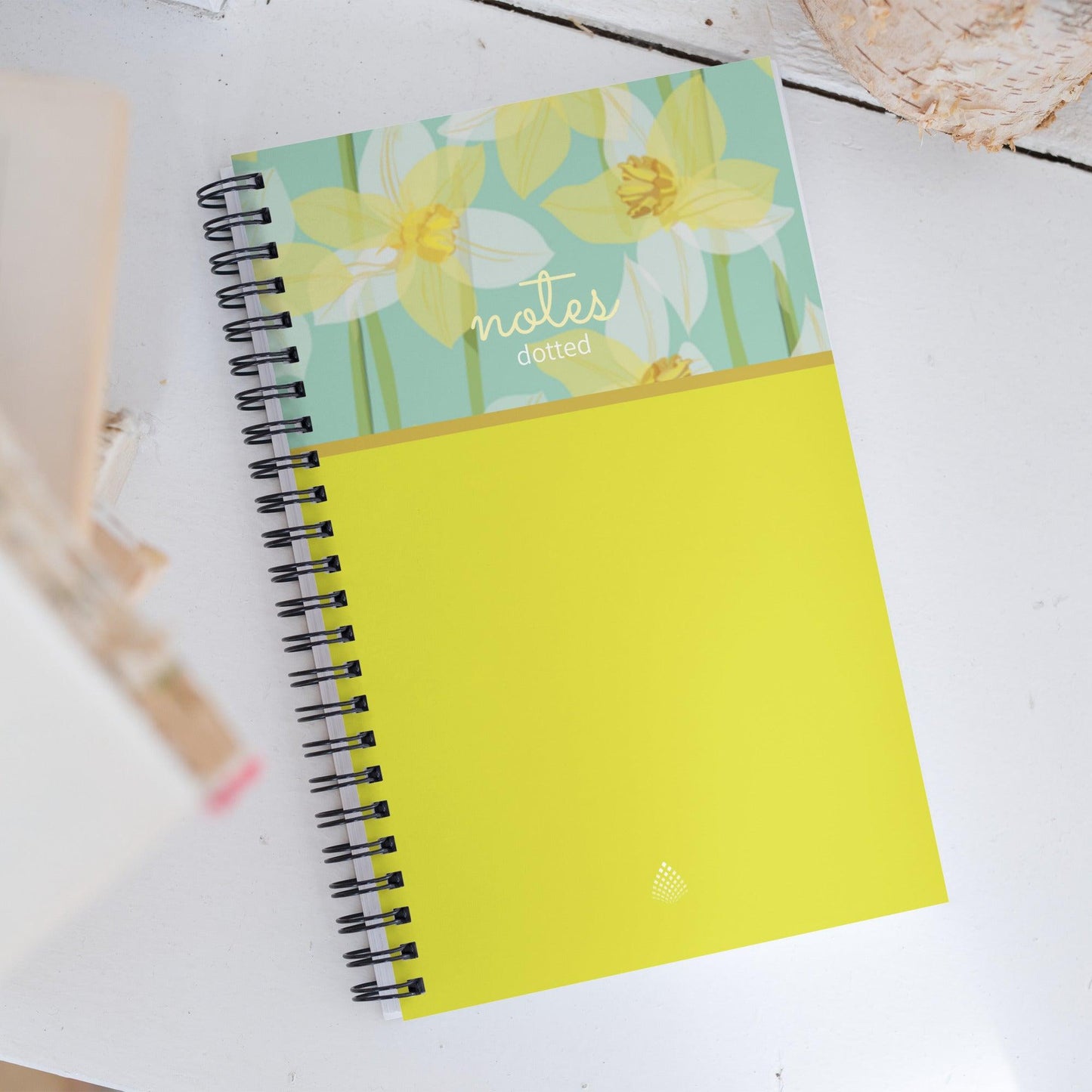 Daffodil Color Block Spiral notebook - GroveWisdom