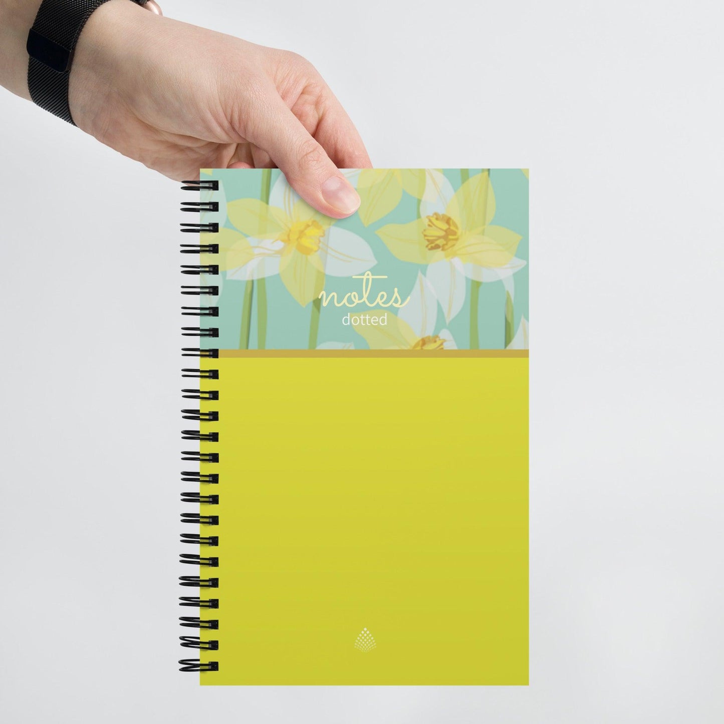 Daffodil Color Block Spiral notebook - GroveWisdom