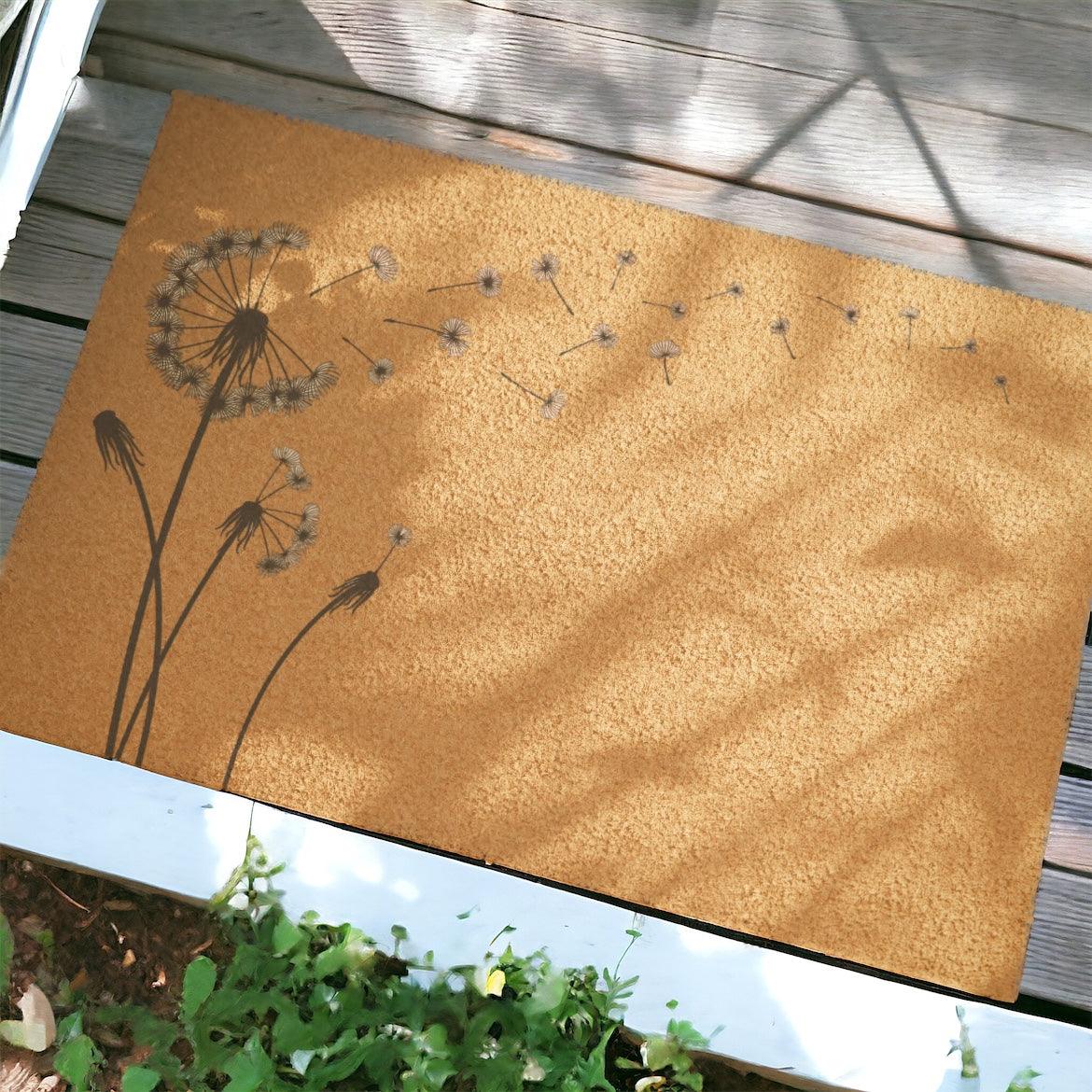 Dandelion Pappus Coir Doormat - GroveWisdom