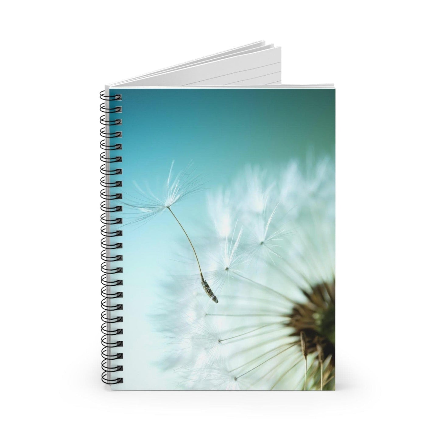 Dandelion Pappus Spiral Notebook - Ruled Line - GroveWisdom