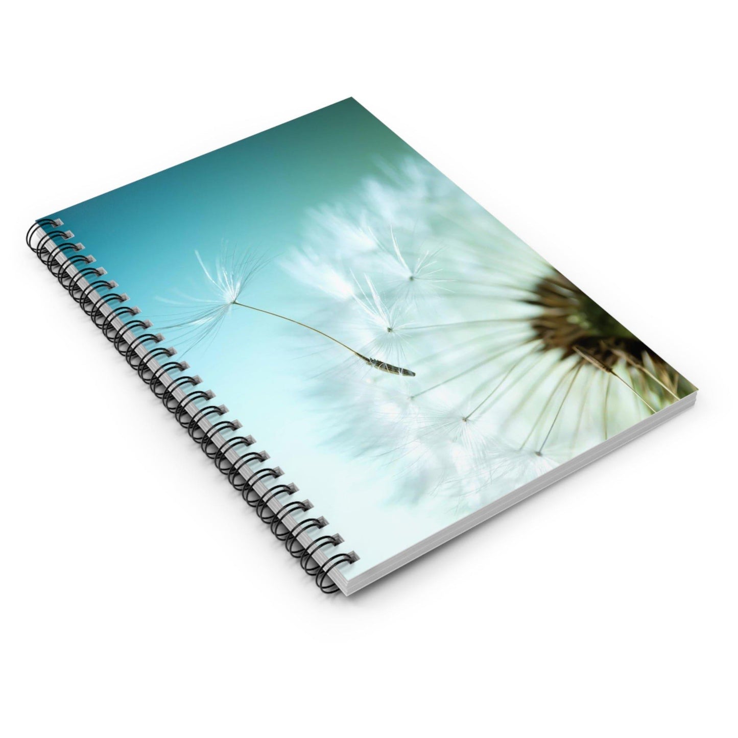 Dandelion Pappus Spiral Notebook - Ruled Line - GroveWisdom