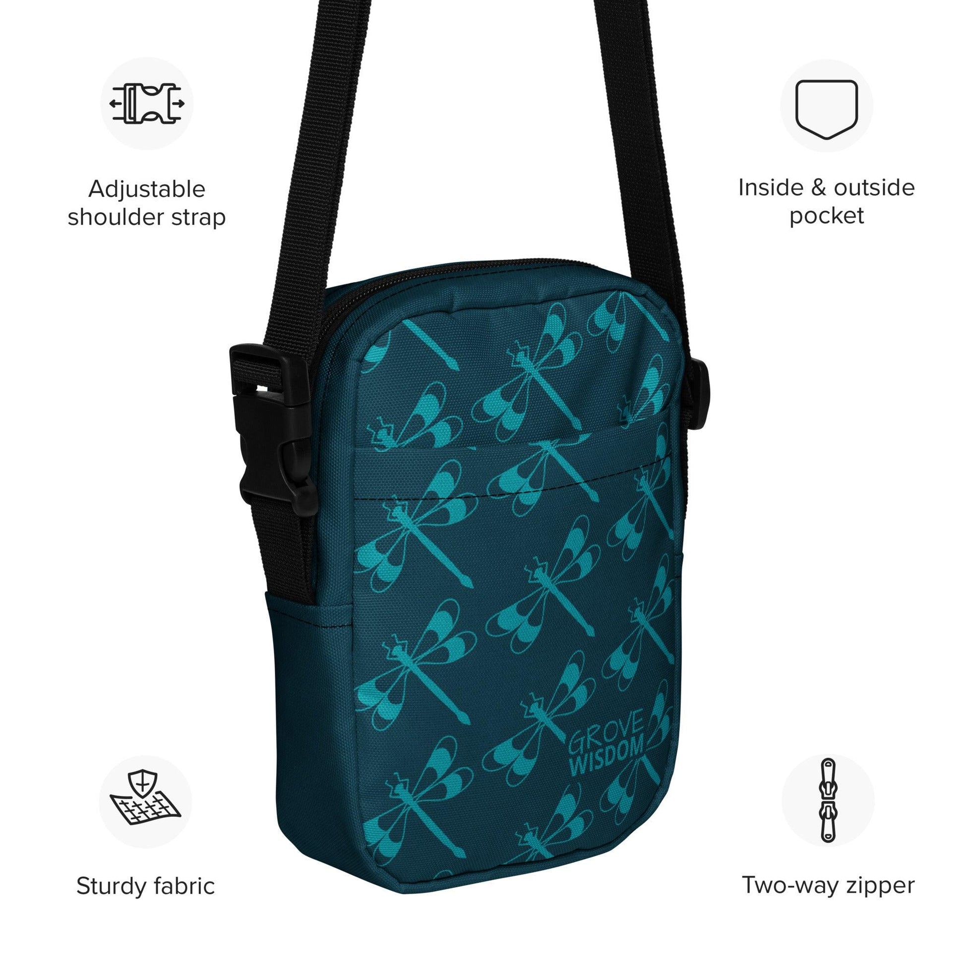 Dragonfly Utility Crossbody Bag - GroveWisdom