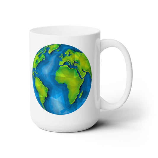 Earth Ceramic Mug 15oz - GroveWisdom