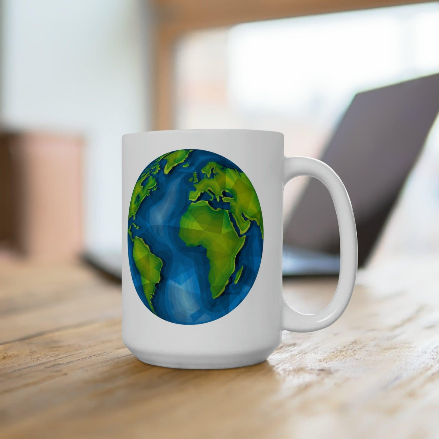 Earth Ceramic Mug 15oz - GroveWisdom