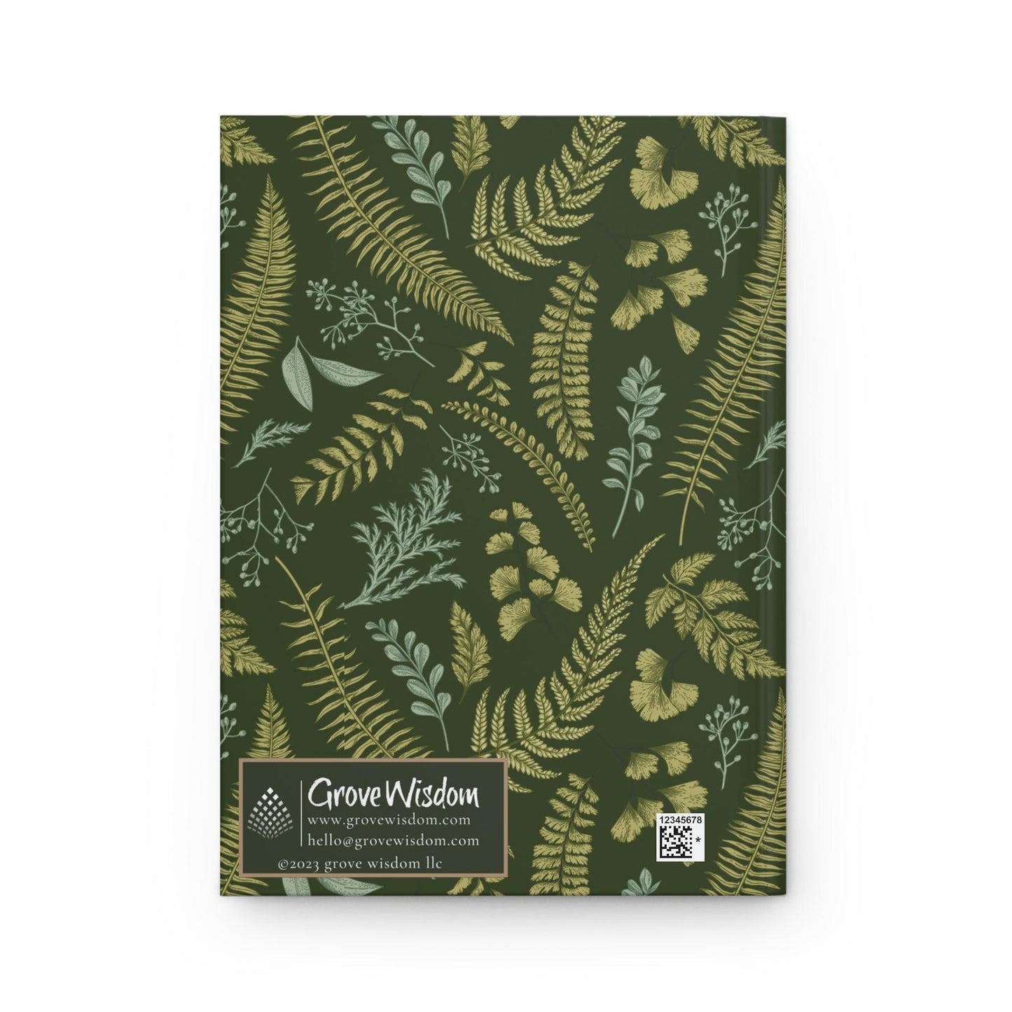 Ferns Hardcover Journal Matte - GroveWisdom