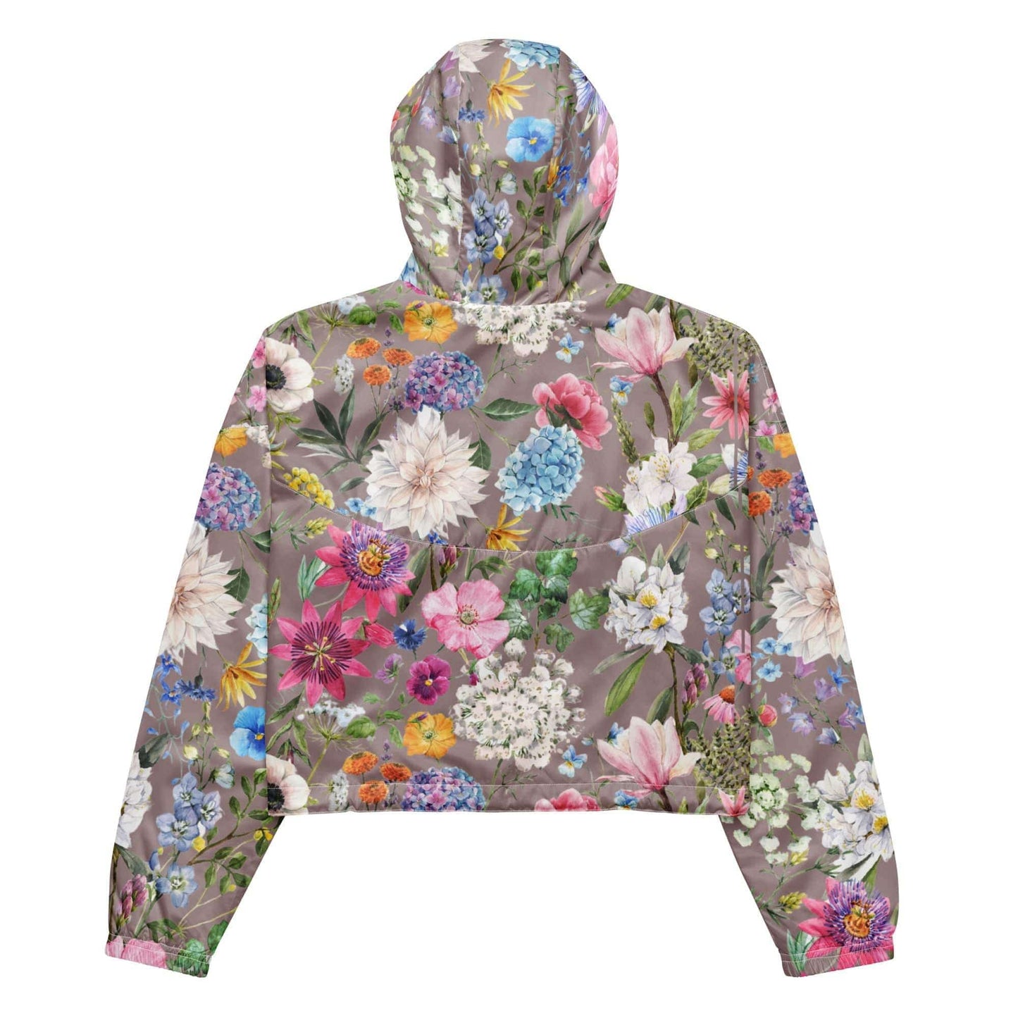 Fleur Women’s cropped windbreaker - GroveWisdom