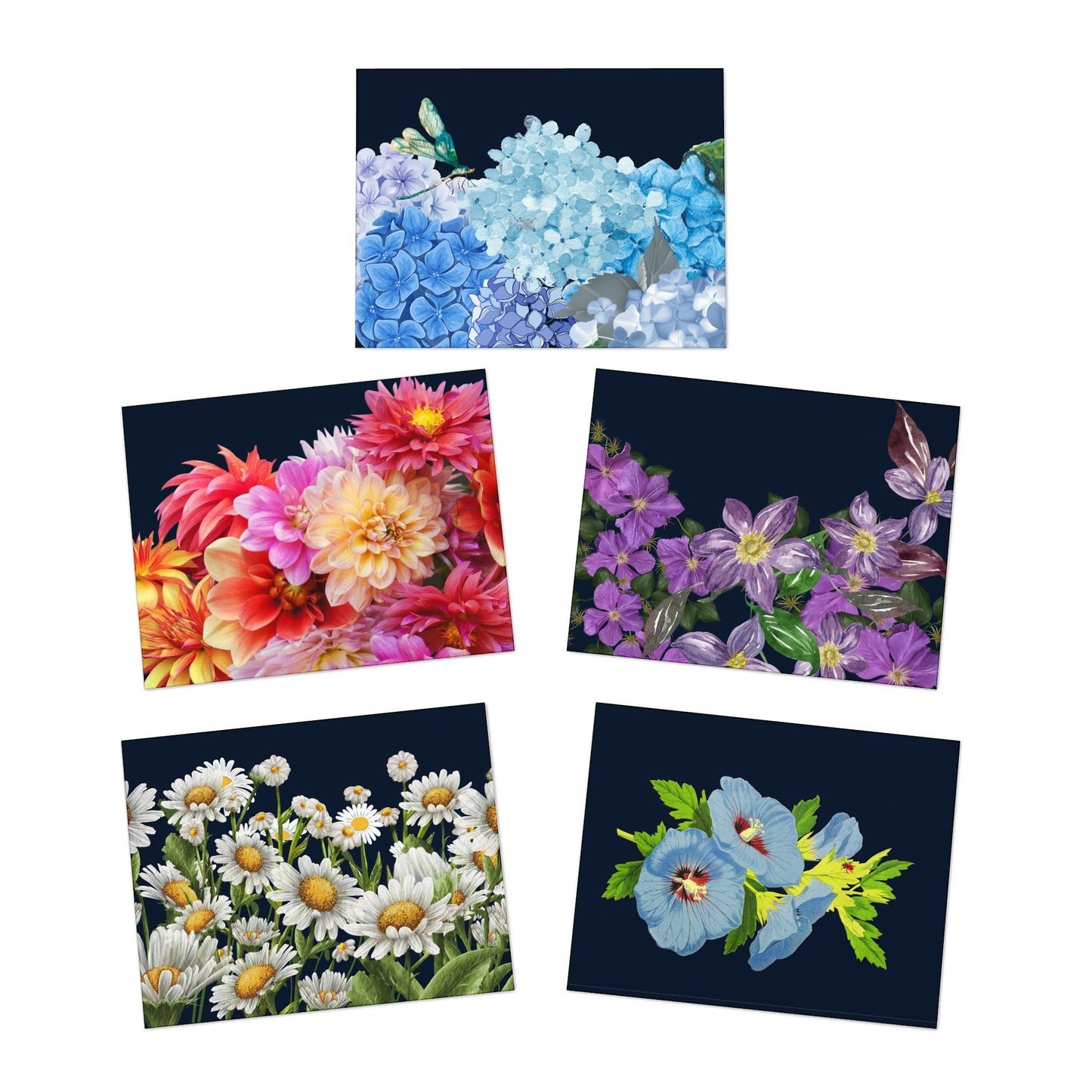 Flower Greeting Card (5-pack) - GroveWisdom