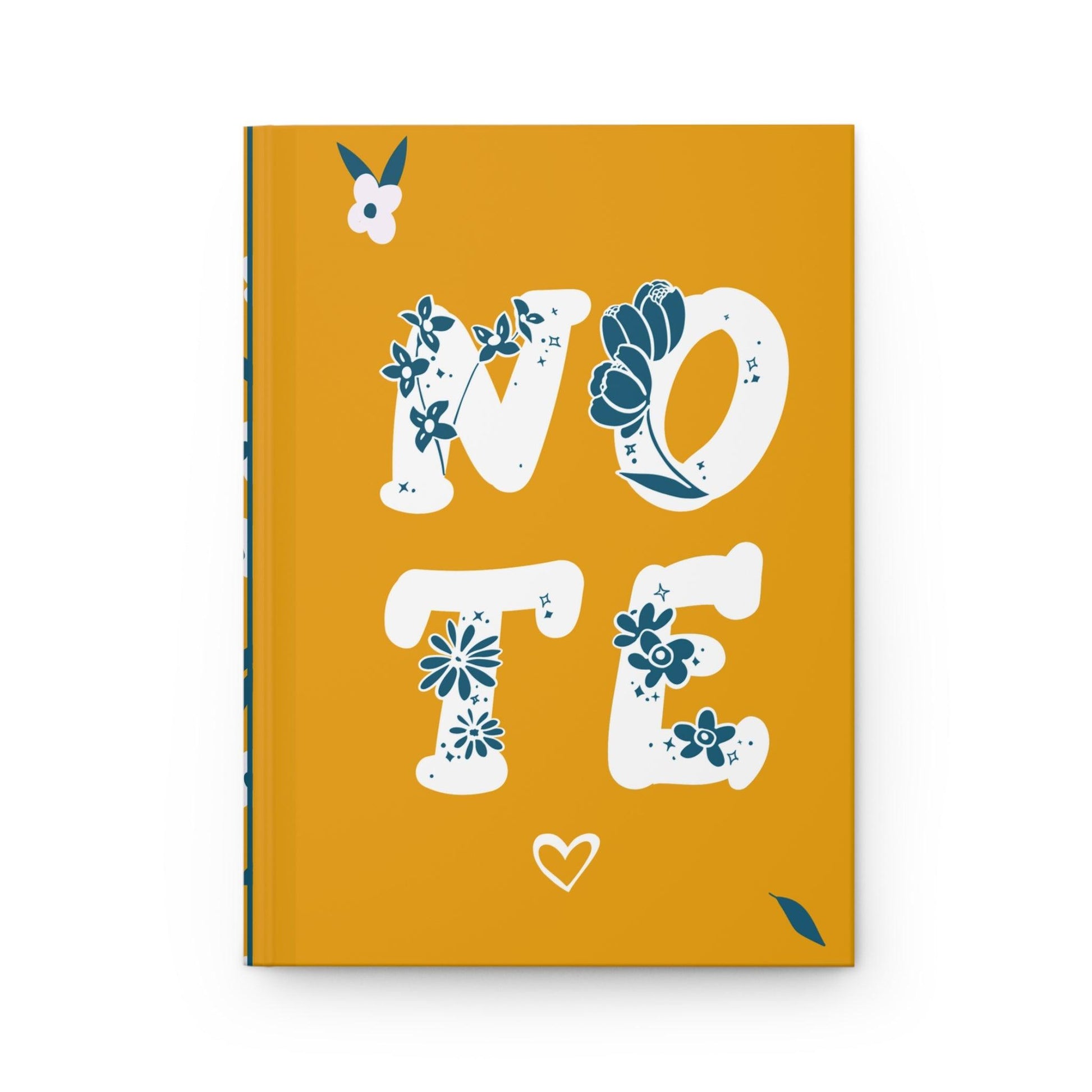 Flower Notes Hardcover Journal - GroveWisdom