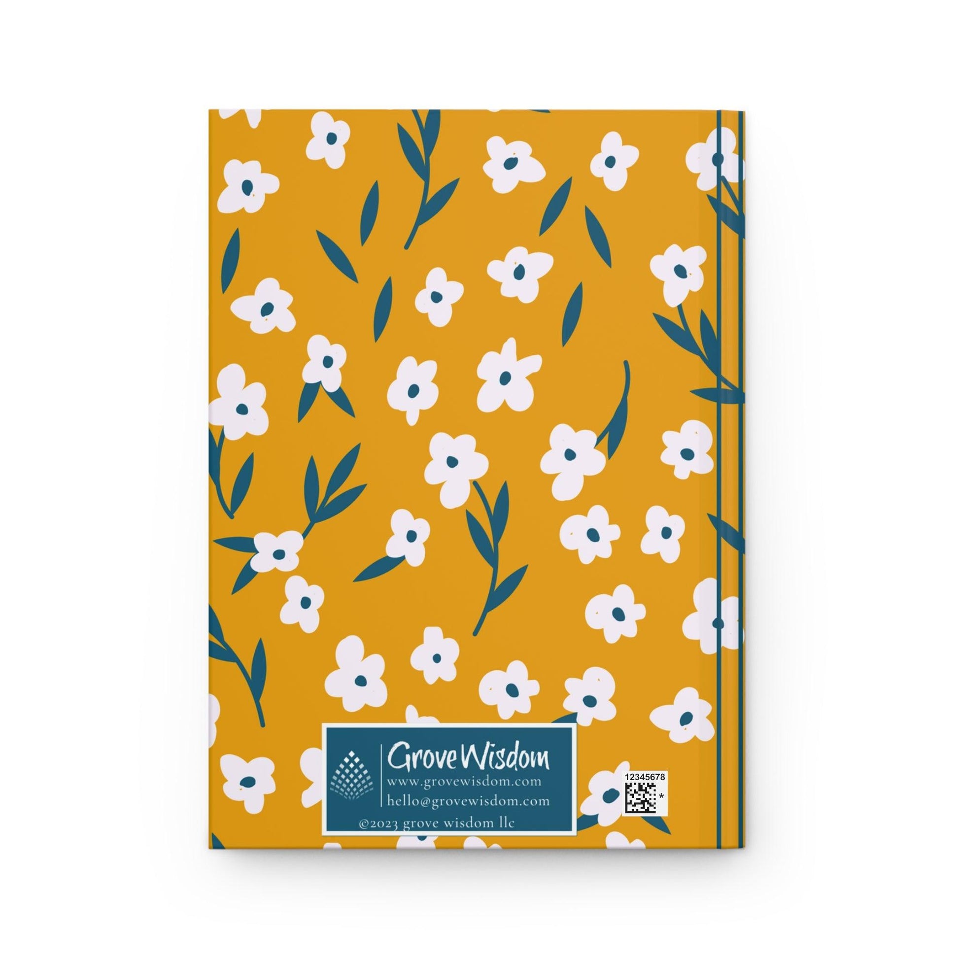 Flower Notes Hardcover Journal - GroveWisdom