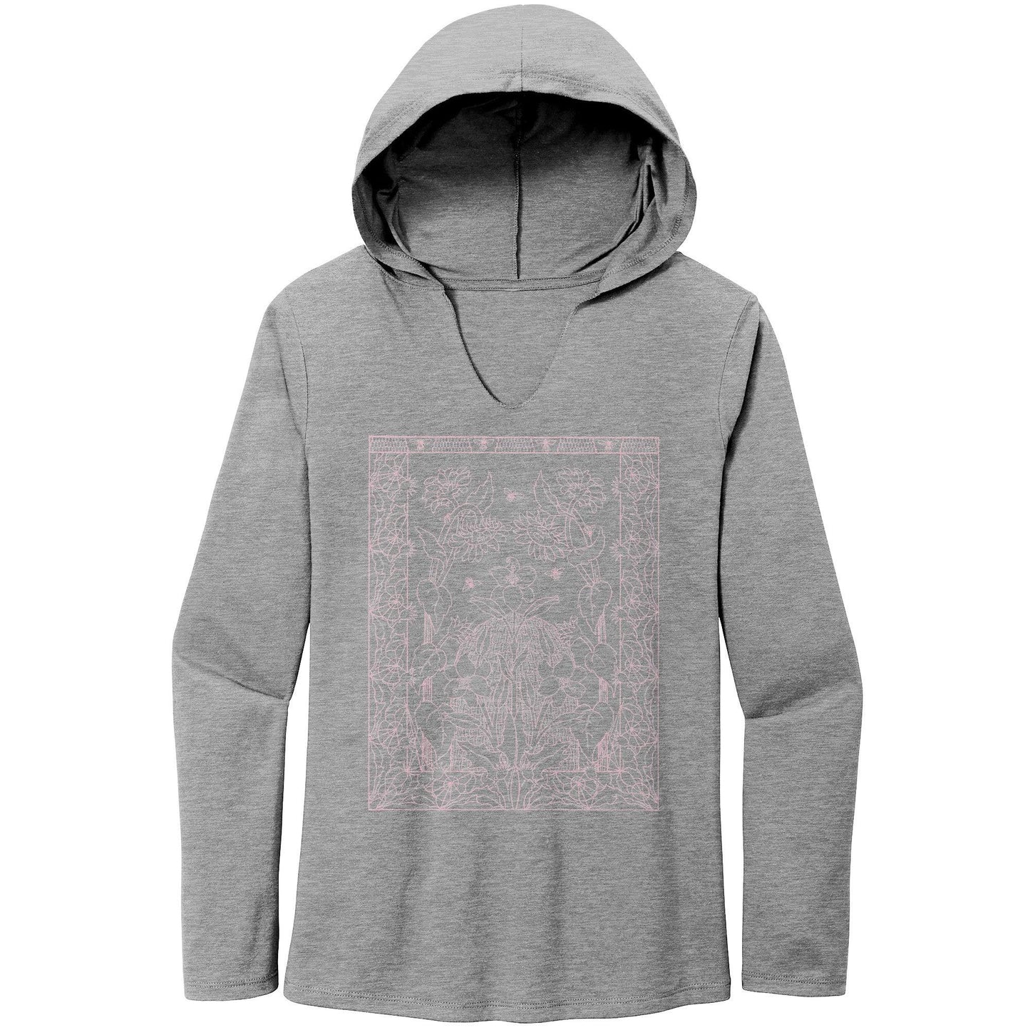 For the Bees Long Sleeve Hoodie Tee - GroveWisdom