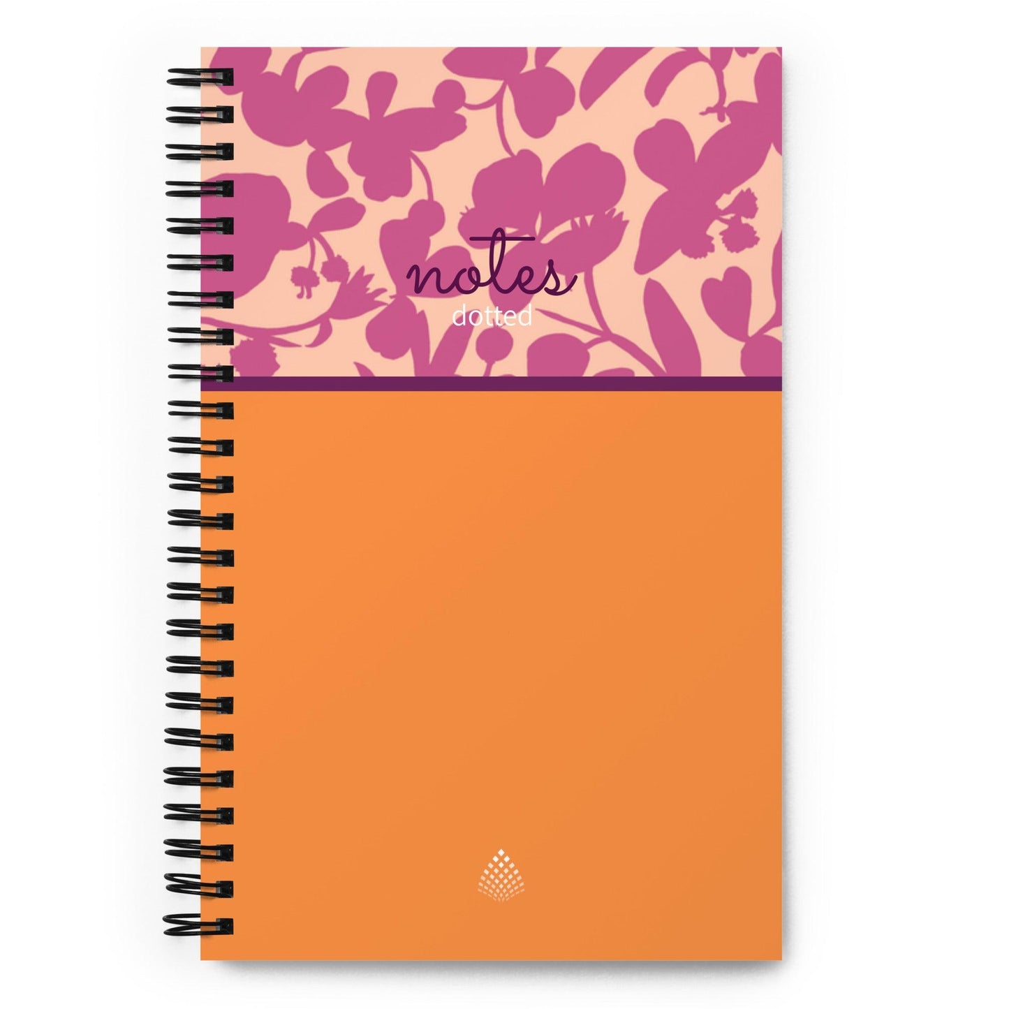 Fuchsia Color Block Spiral notebook - GroveWisdom