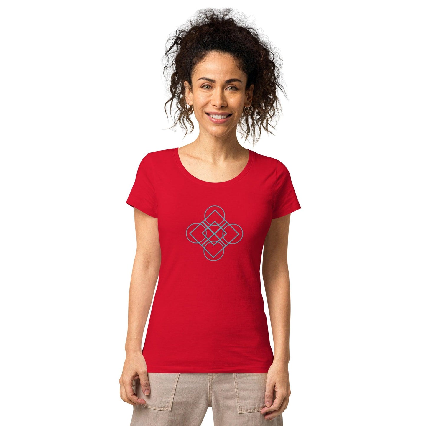 Garden Geometric Design Organic Tee - GroveWisdom