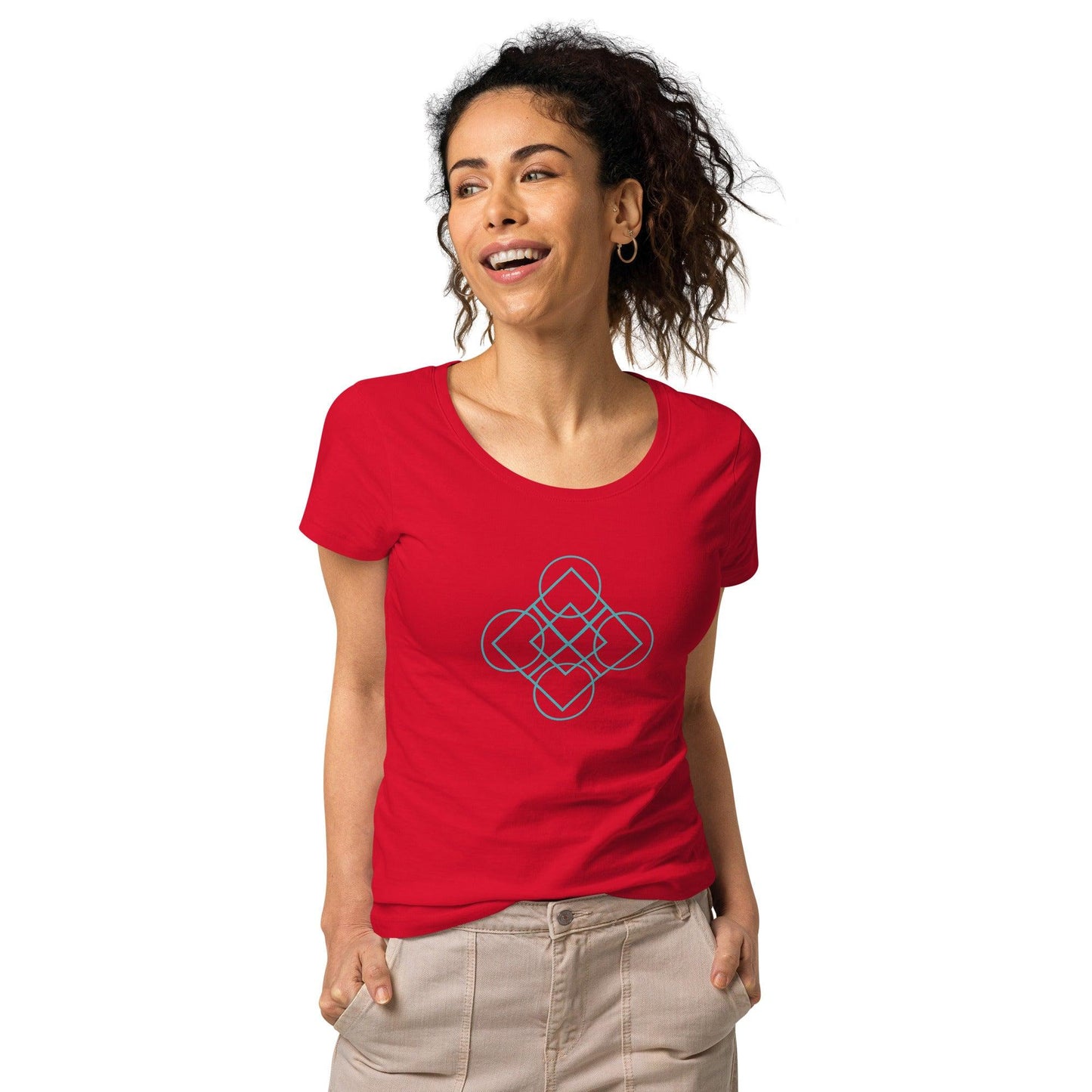 Garden Geometric Design Organic Tee - GroveWisdom