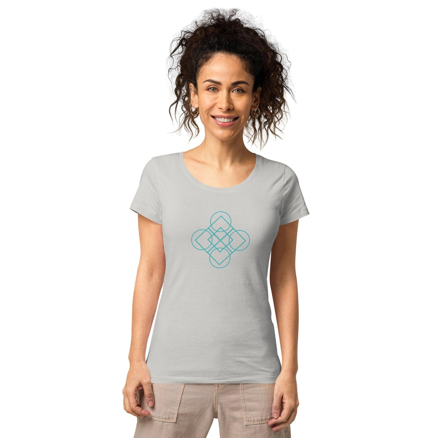 Garden Geometric Design Organic Tee - GroveWisdom