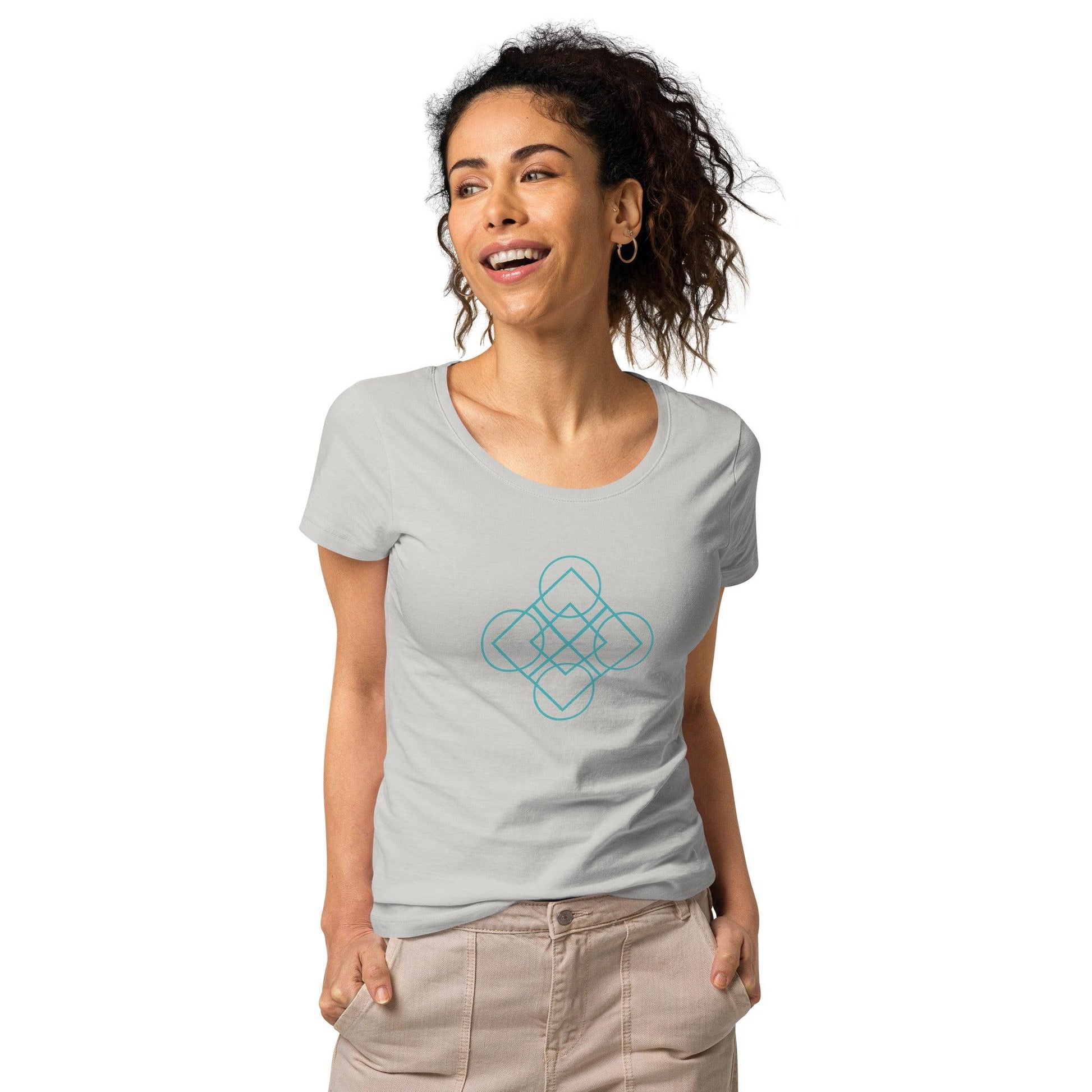 Garden Geometric Design Organic Tee - GroveWisdom