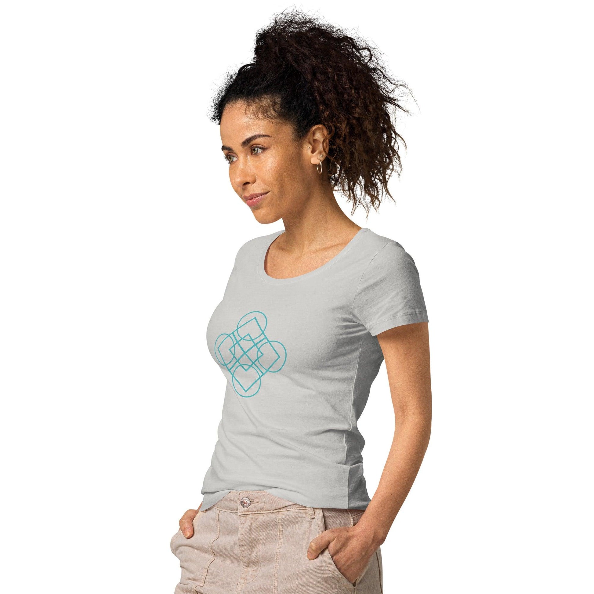 Garden Geometric Design Organic Tee - GroveWisdom