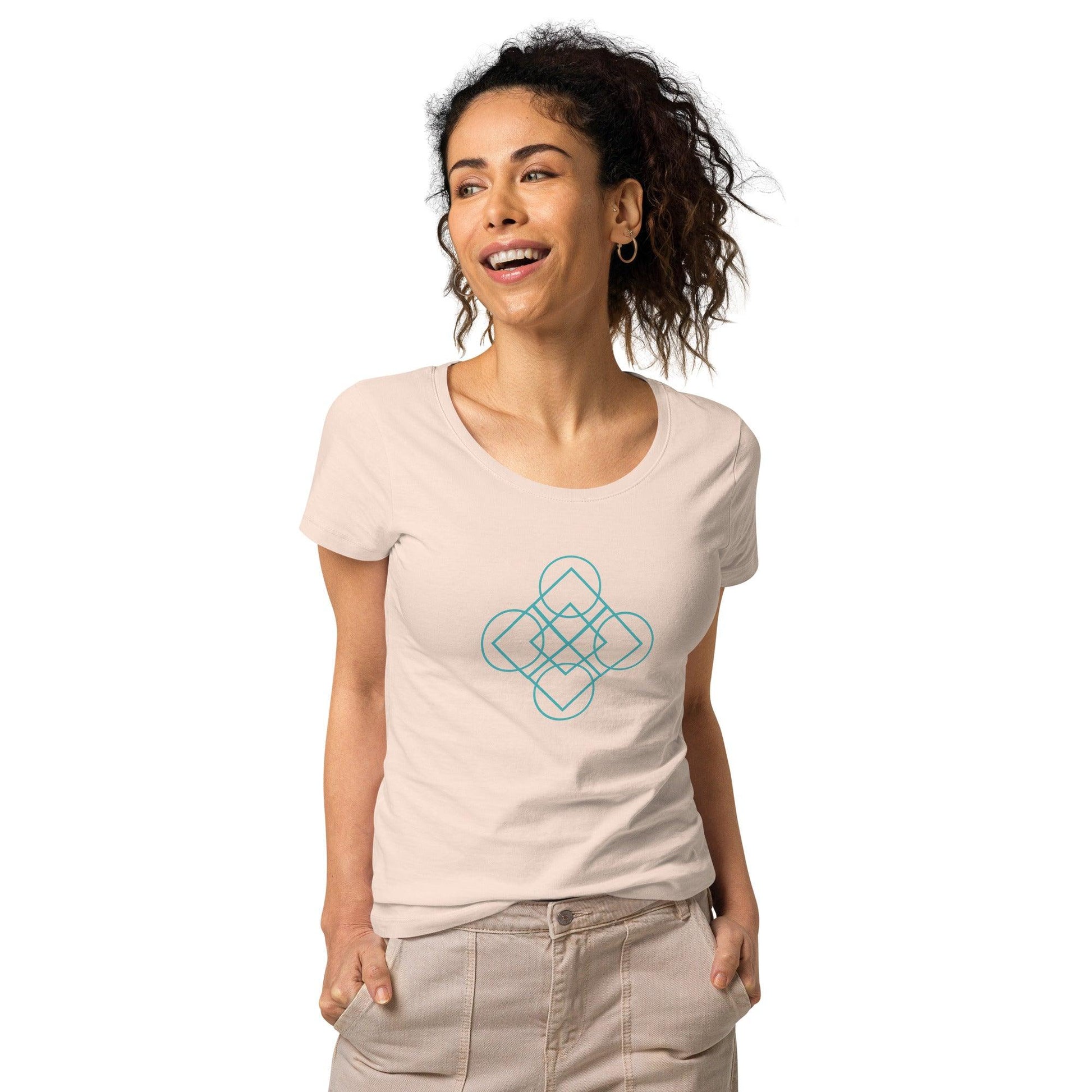 Garden Geometric Design Organic Tee - GroveWisdom