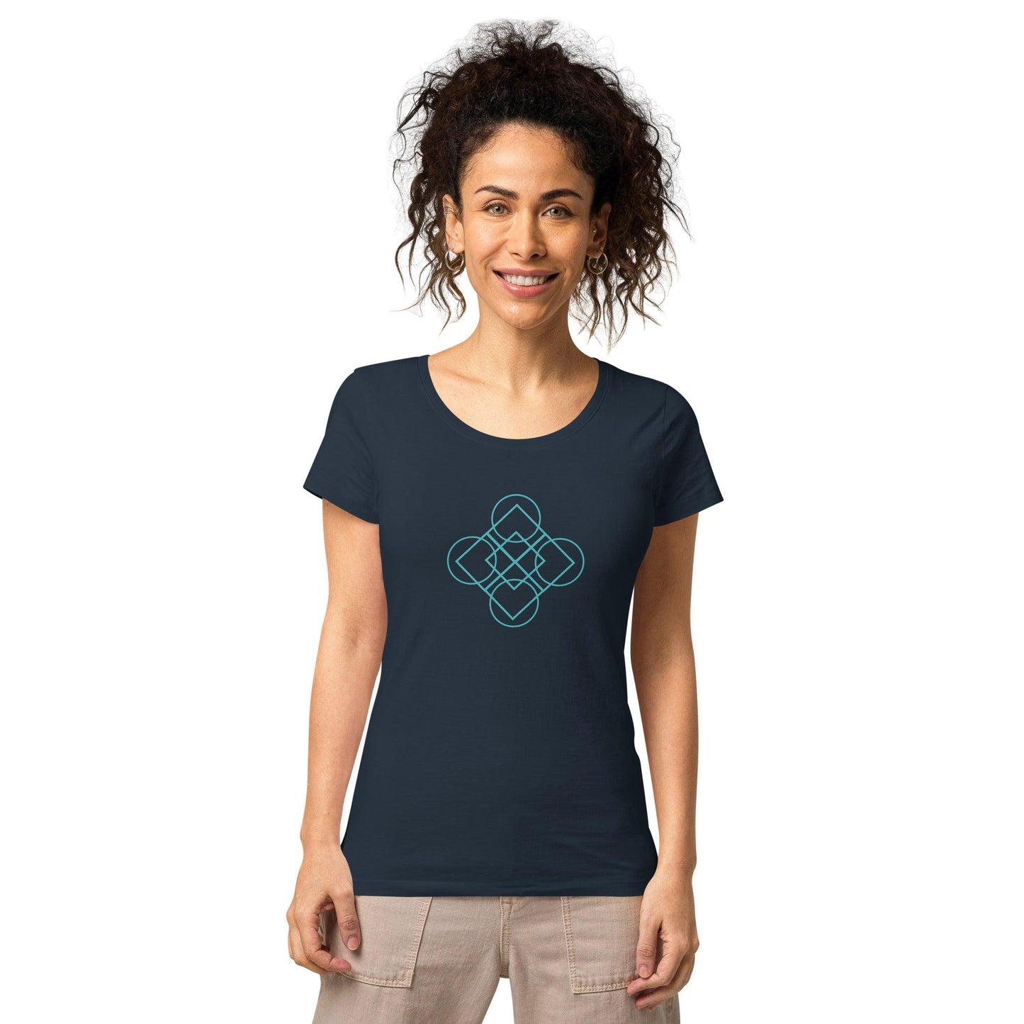 Garden Geometric Design Organic Tee - GroveWisdom