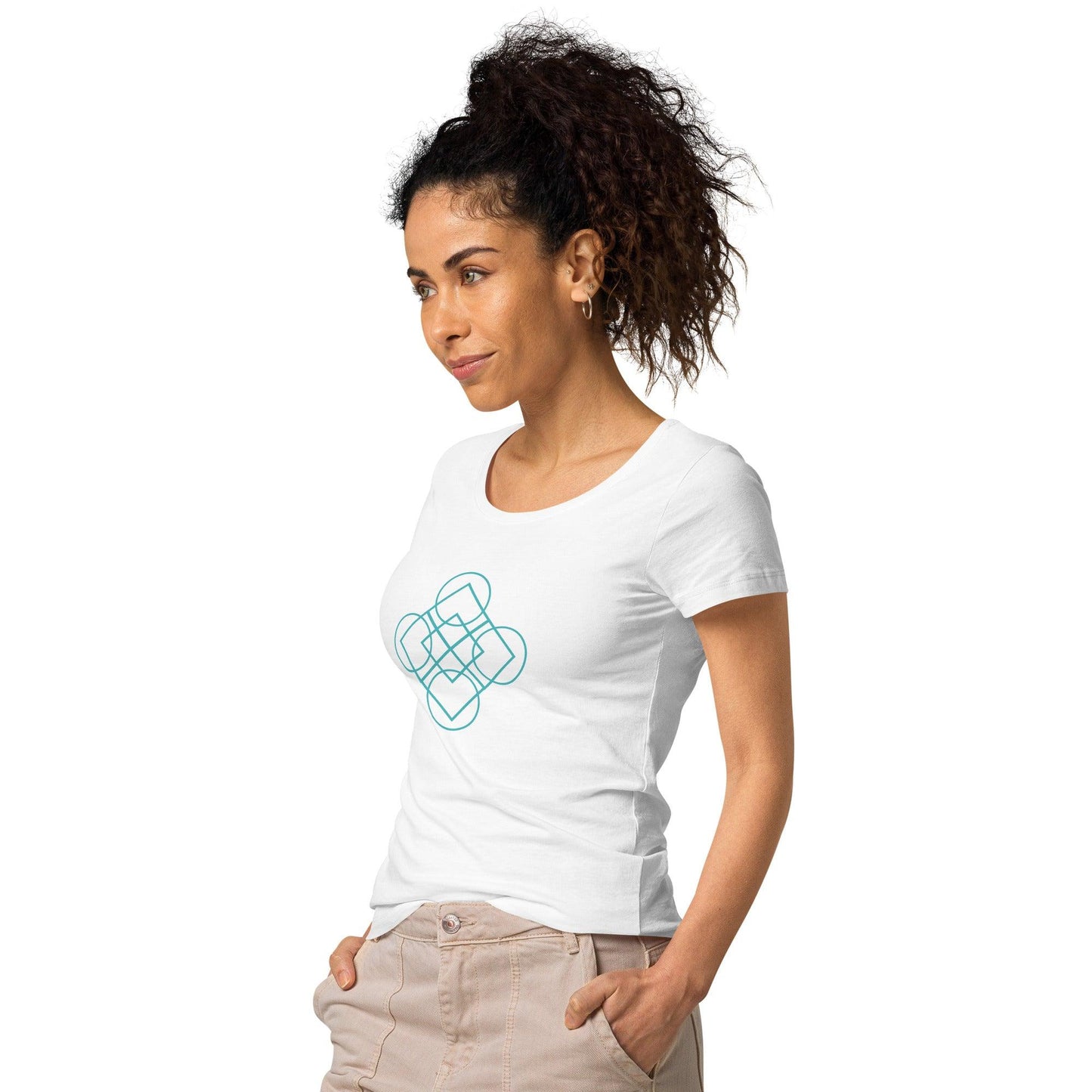 Garden Geometric Design Organic Tee - GroveWisdom