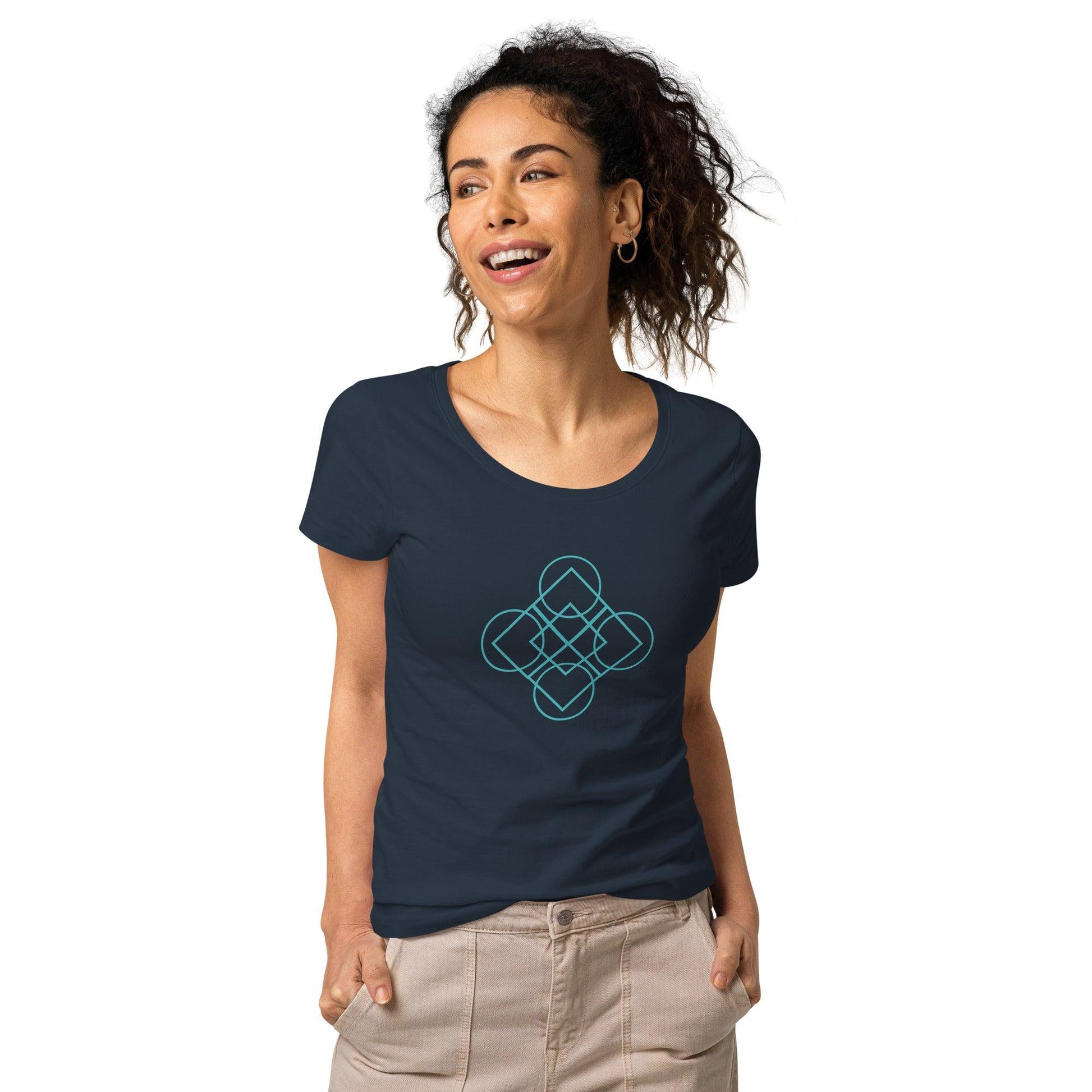 Garden Geometric Design Organic Tee - GroveWisdom