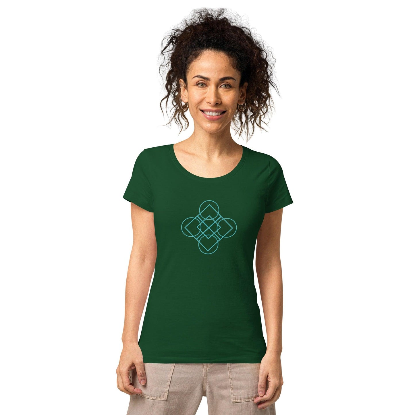 Garden Geometric Design Organic Tee - GroveWisdom