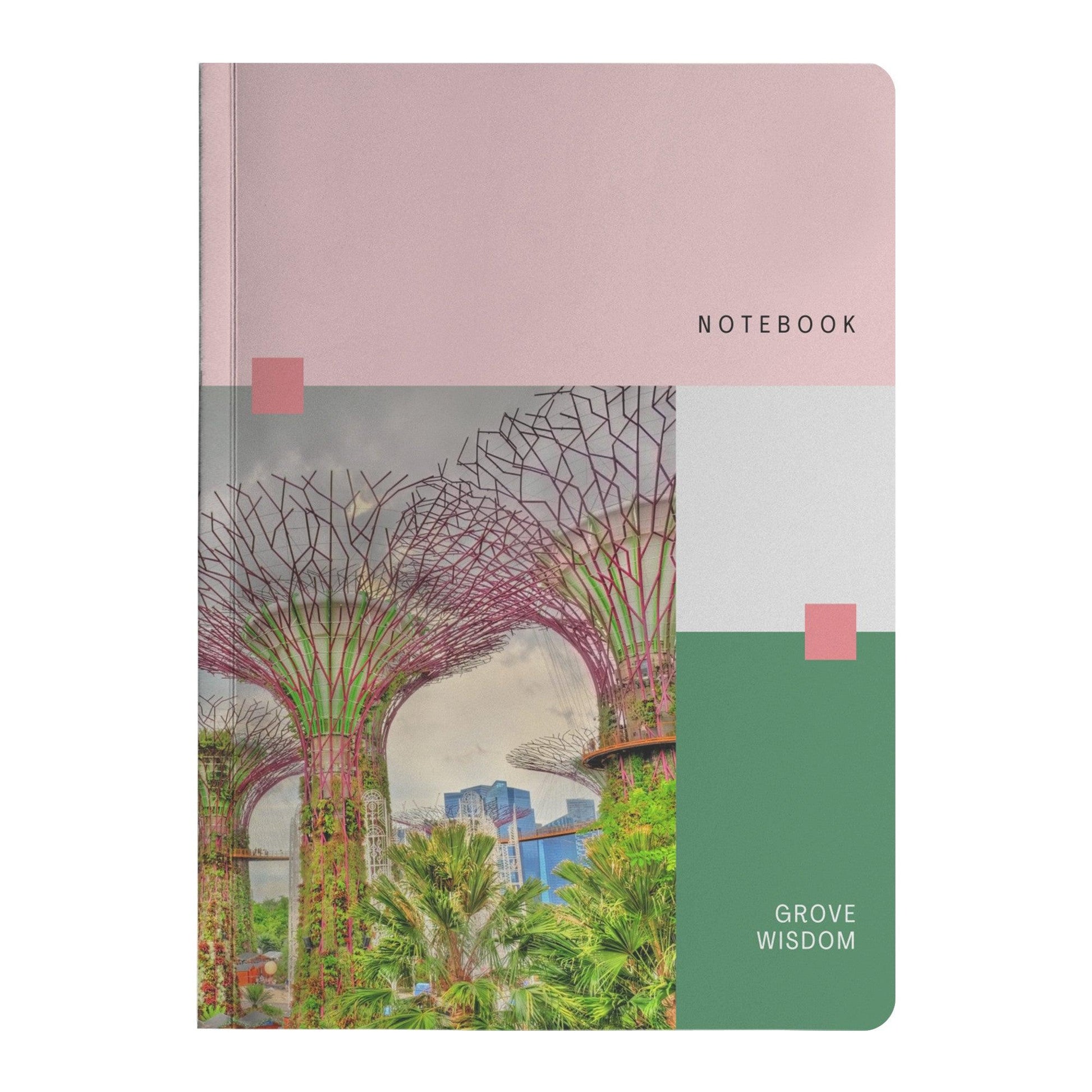 Garden Sculpture Soft Notebook - GroveWisdom