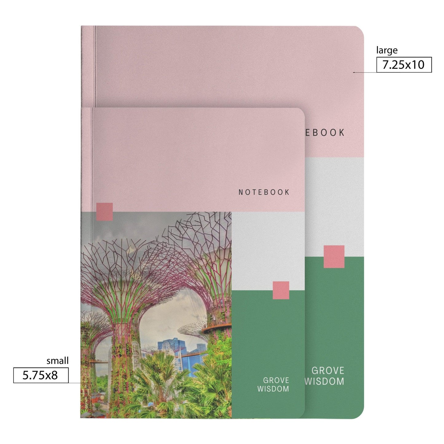 Garden Sculpture Soft Notebook - GroveWisdom