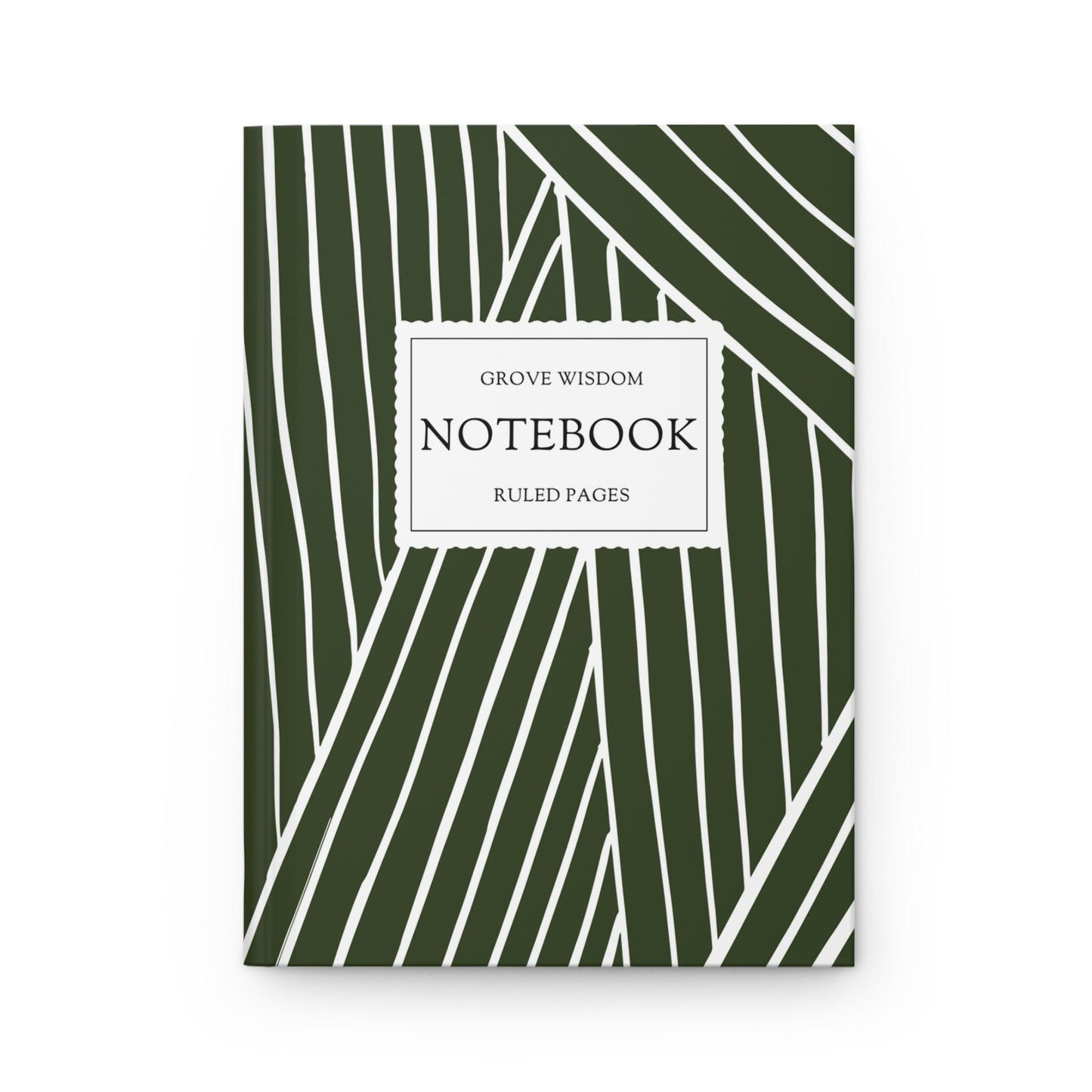 Glorious Green Hardcover Journal Matte - GroveWisdom