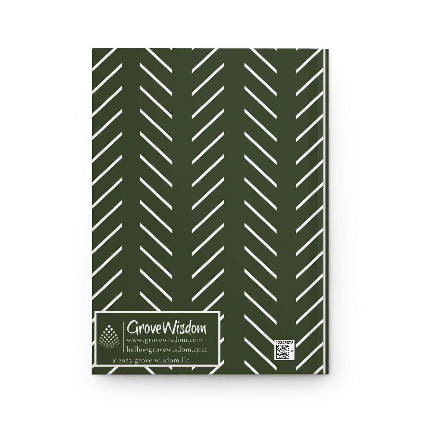 Glorious Green Hardcover Journal Matte - GroveWisdom