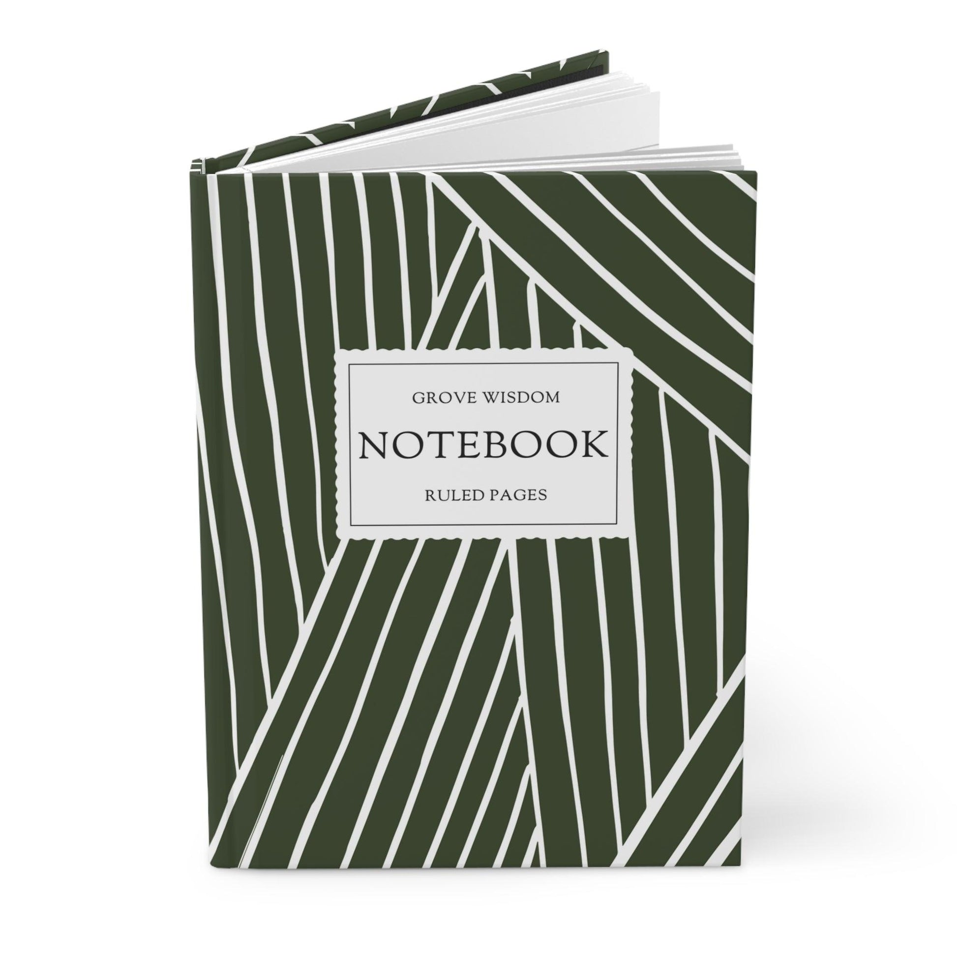 Glorious Green Hardcover Journal Matte - GroveWisdom