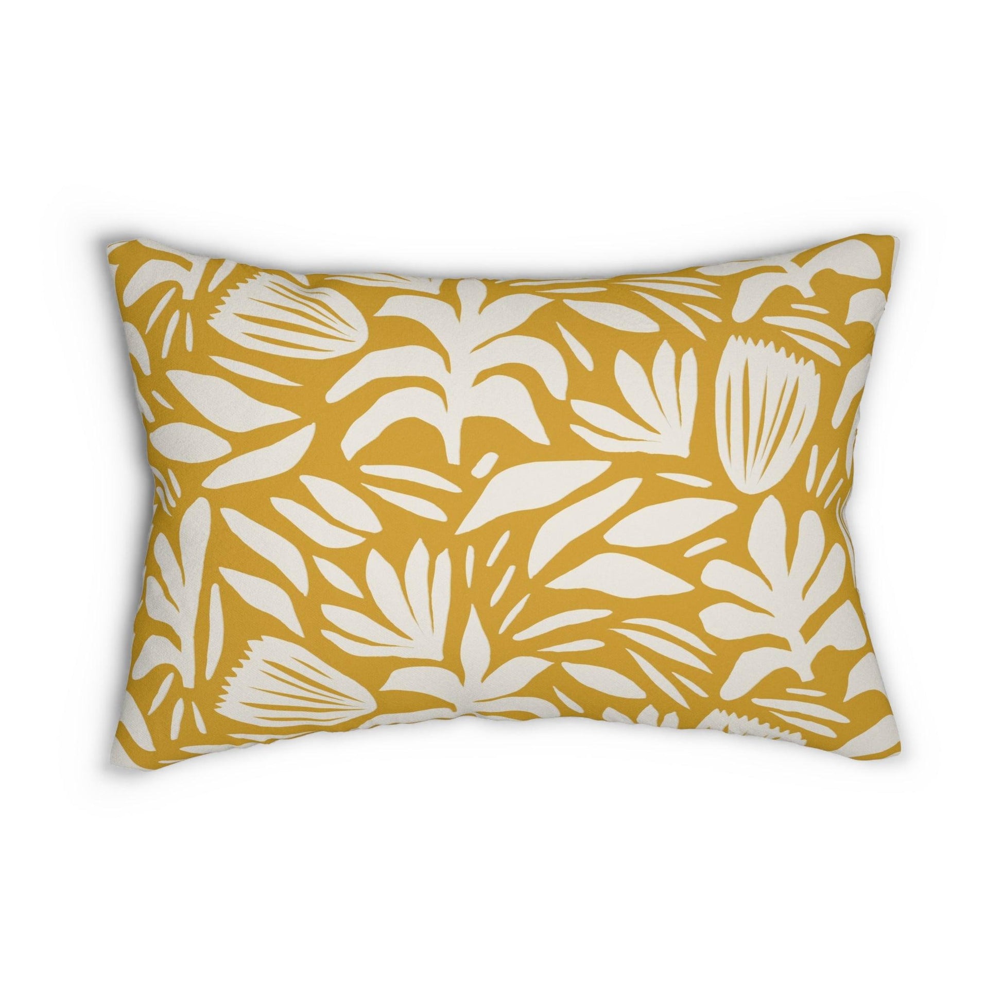 Goldenrod Botanical Lumbar Pillow - GroveWisdom