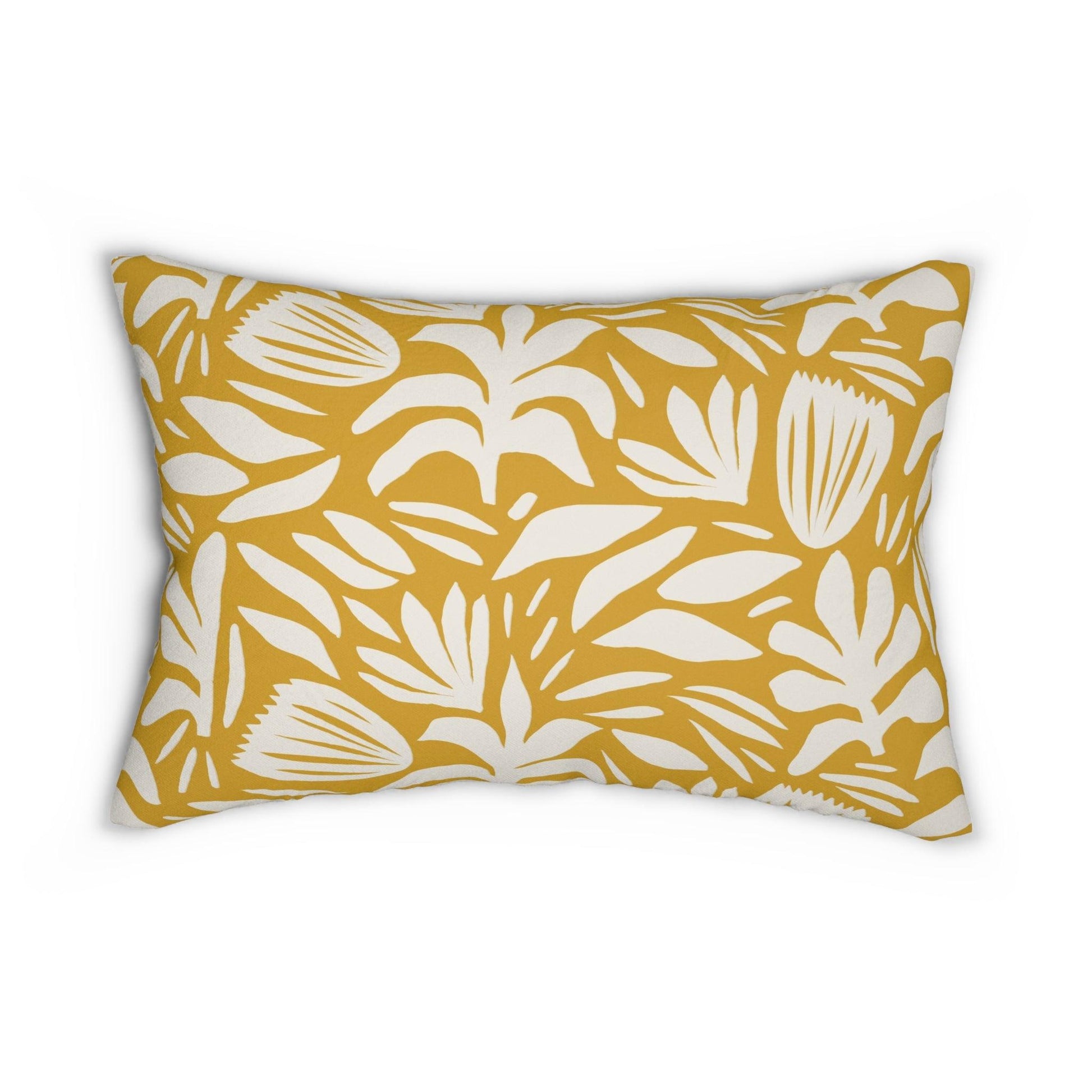 Goldenrod Botanical Lumbar Pillow - GroveWisdom