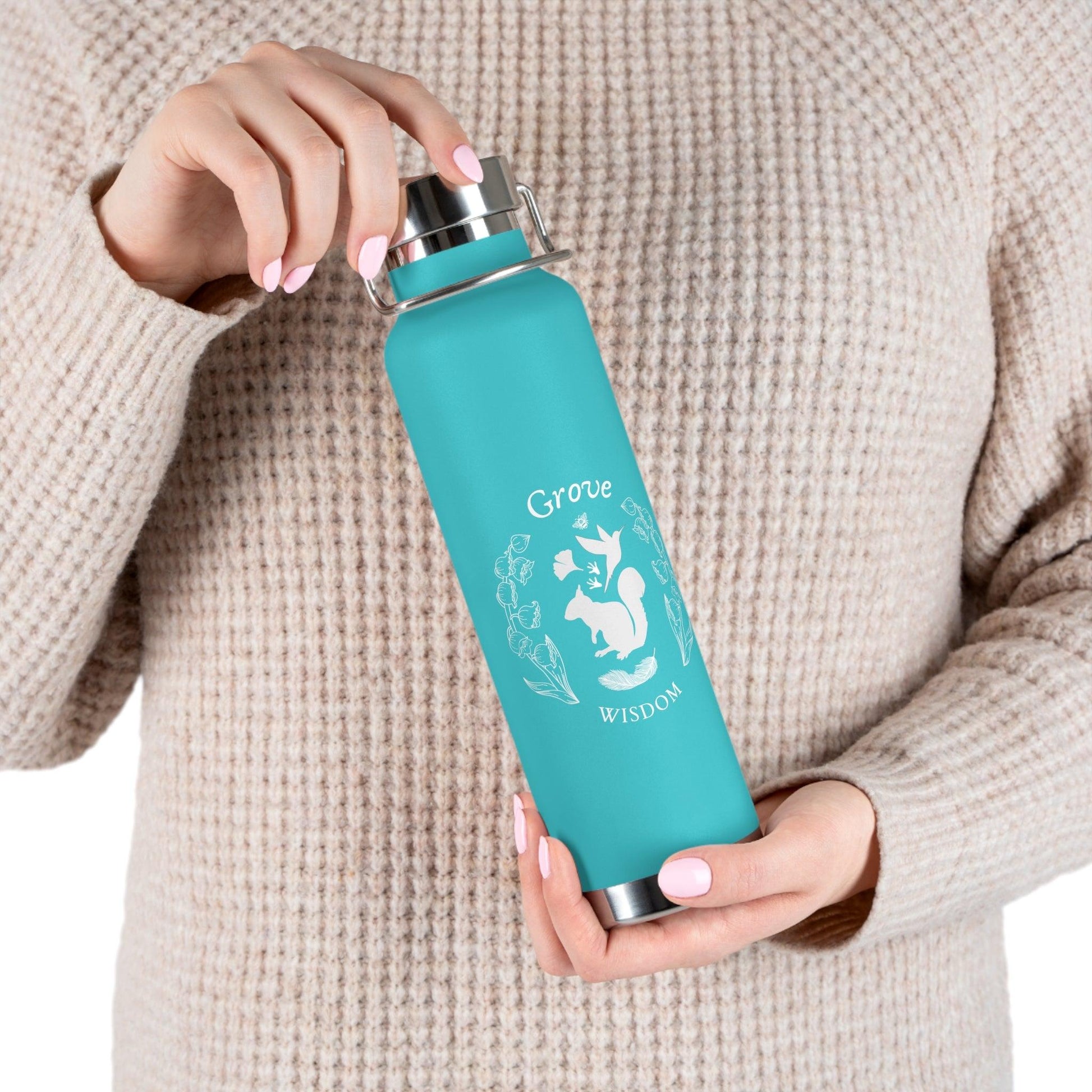 Grove Copper Vacuum Insulated Bottle, 22oz - GroveWisdom