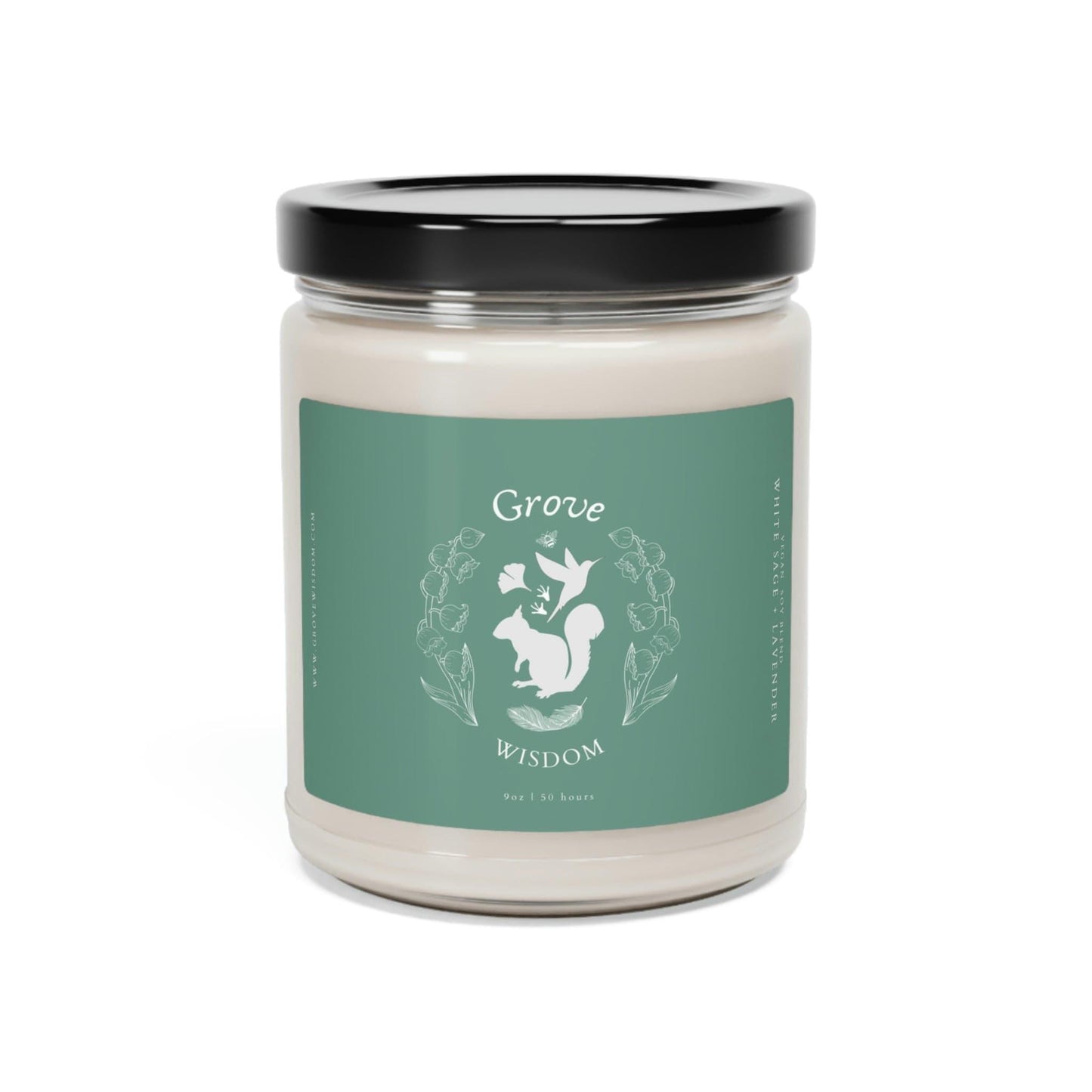 Grove Wisdom Candles From The Garden, 9oz - GroveWisdom