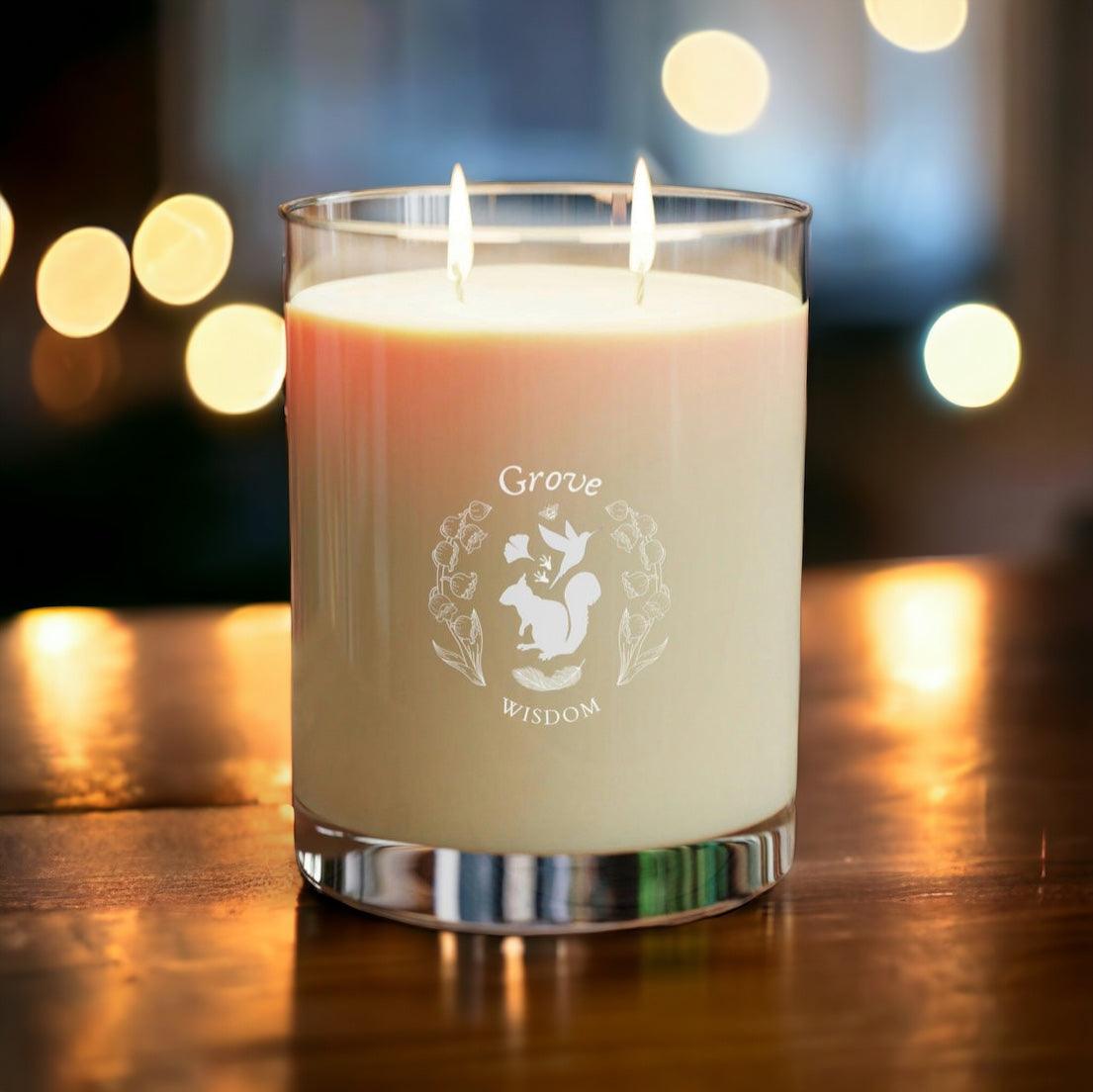 Grove Wisdom Signature Candles - Full Glass, 11oz - GroveWisdom