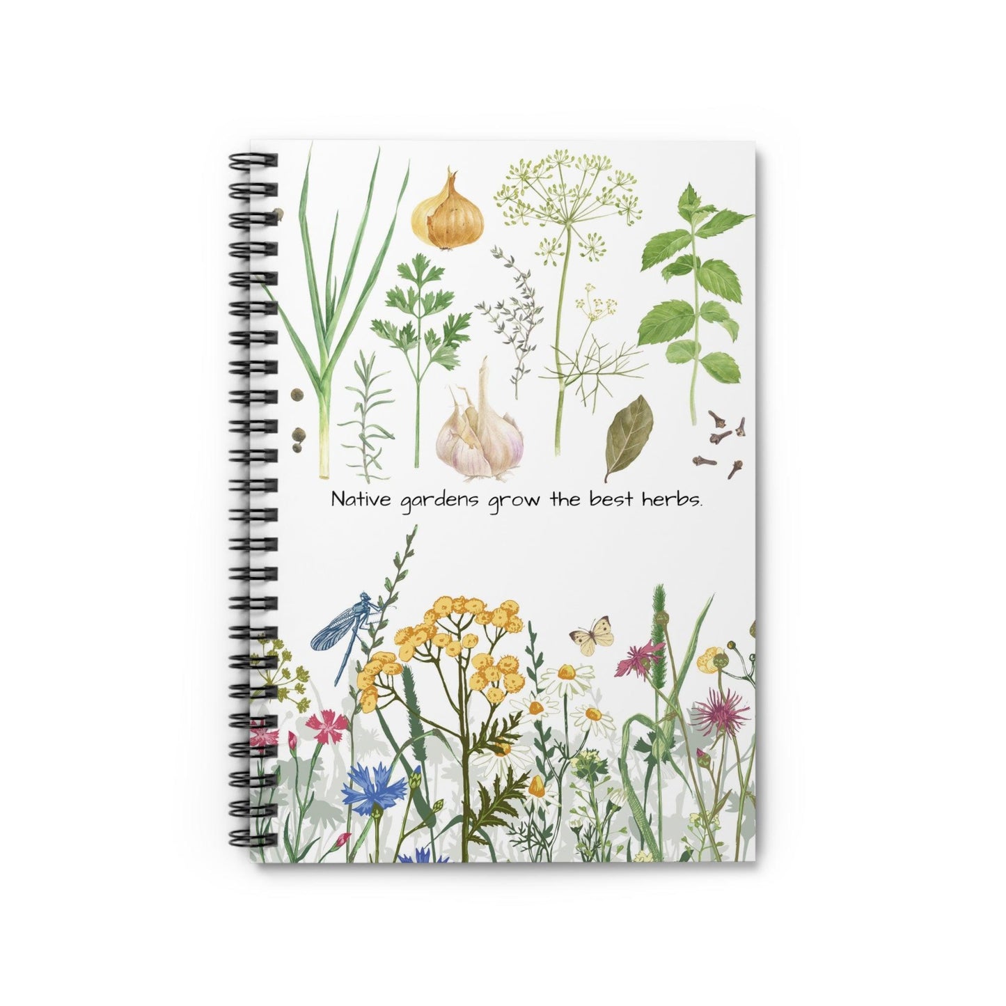 Herbs Spiral Notebook - Ruled Line - GroveWisdom