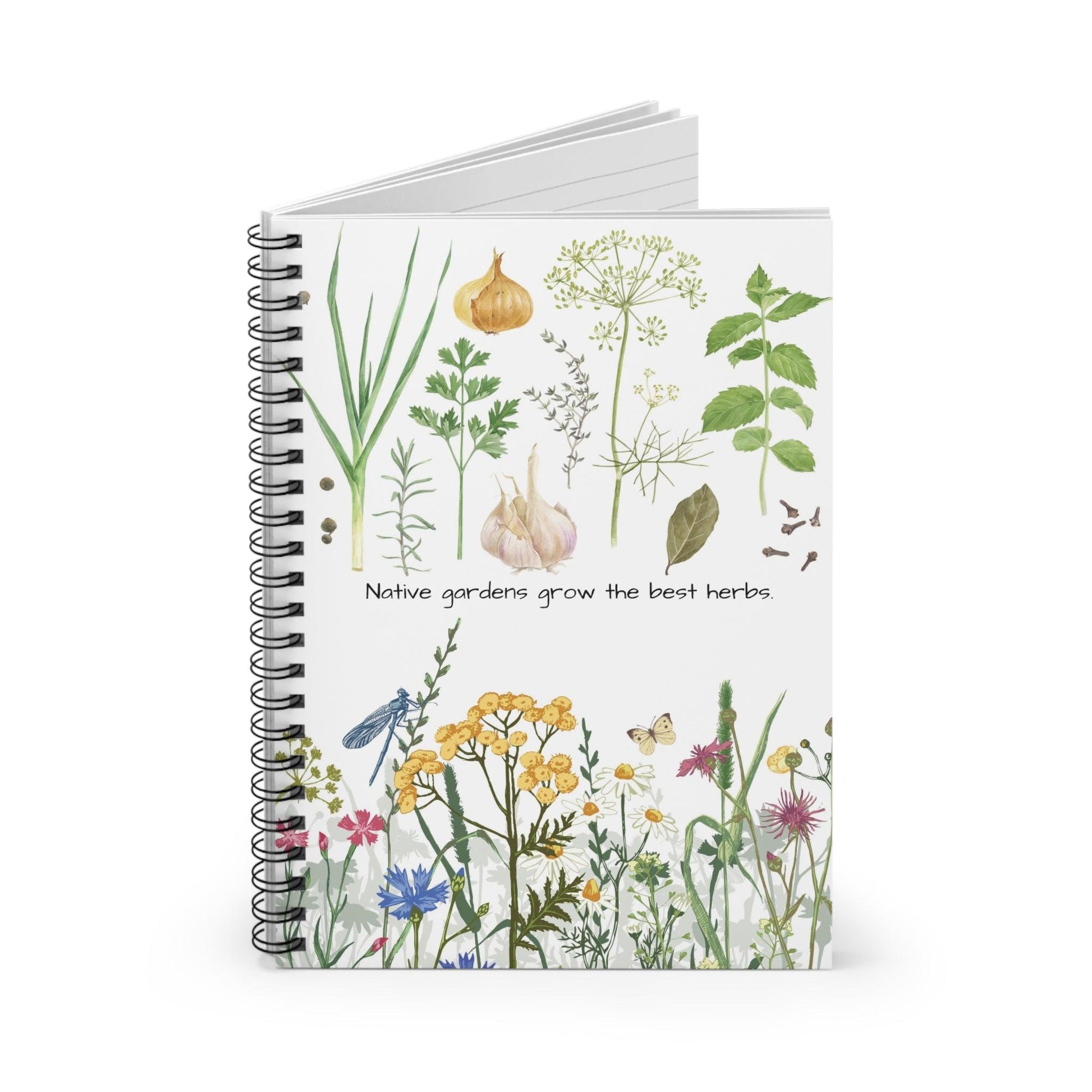 Herbs Spiral Notebook - Ruled Line - GroveWisdom