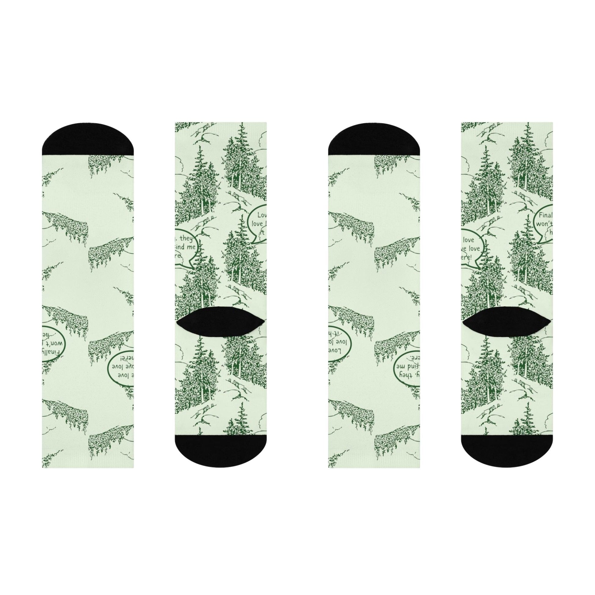 Into the Woods Cushioned Crew Socks - GroveWisdom