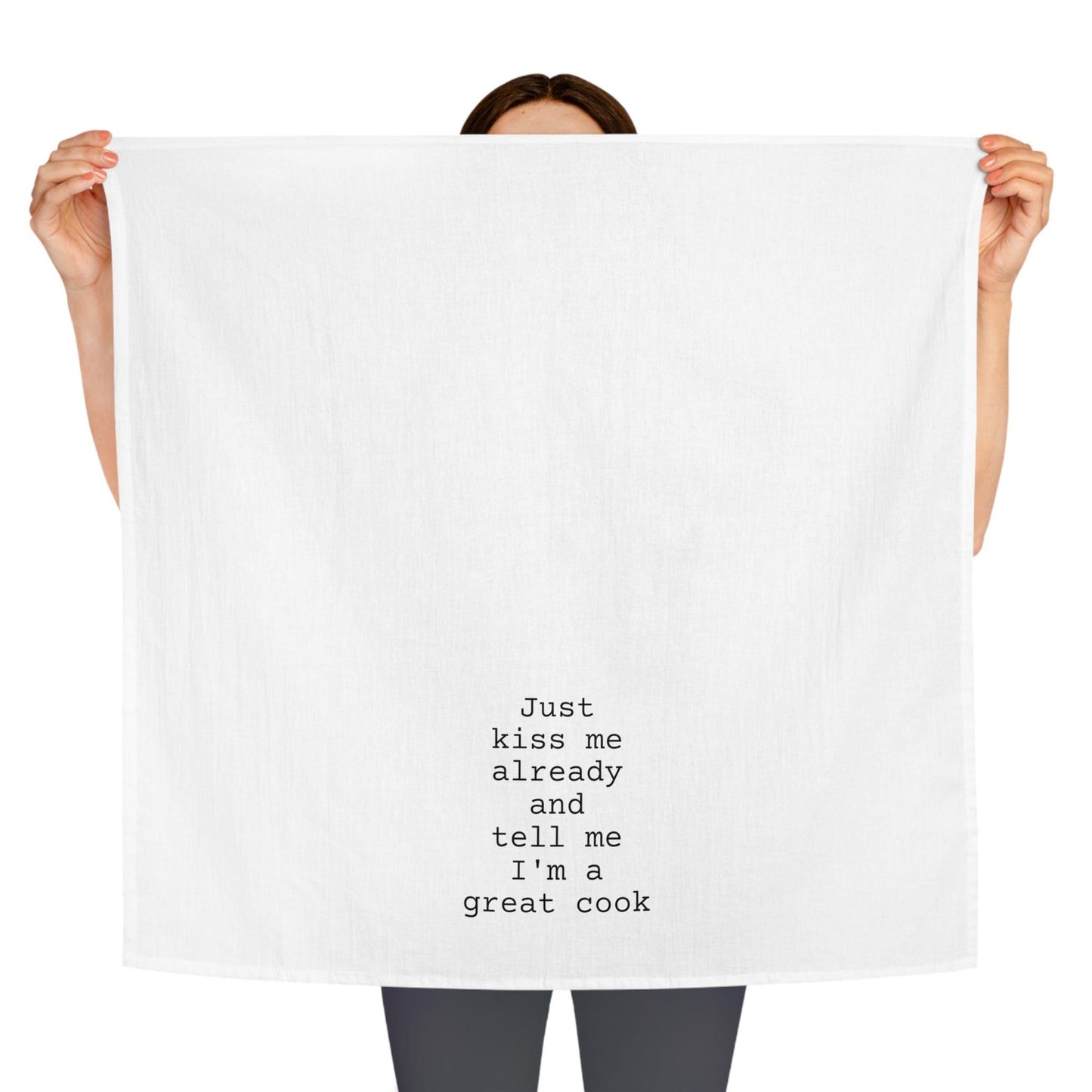 Kiss the Cook Tea Towel - GroveWisdom