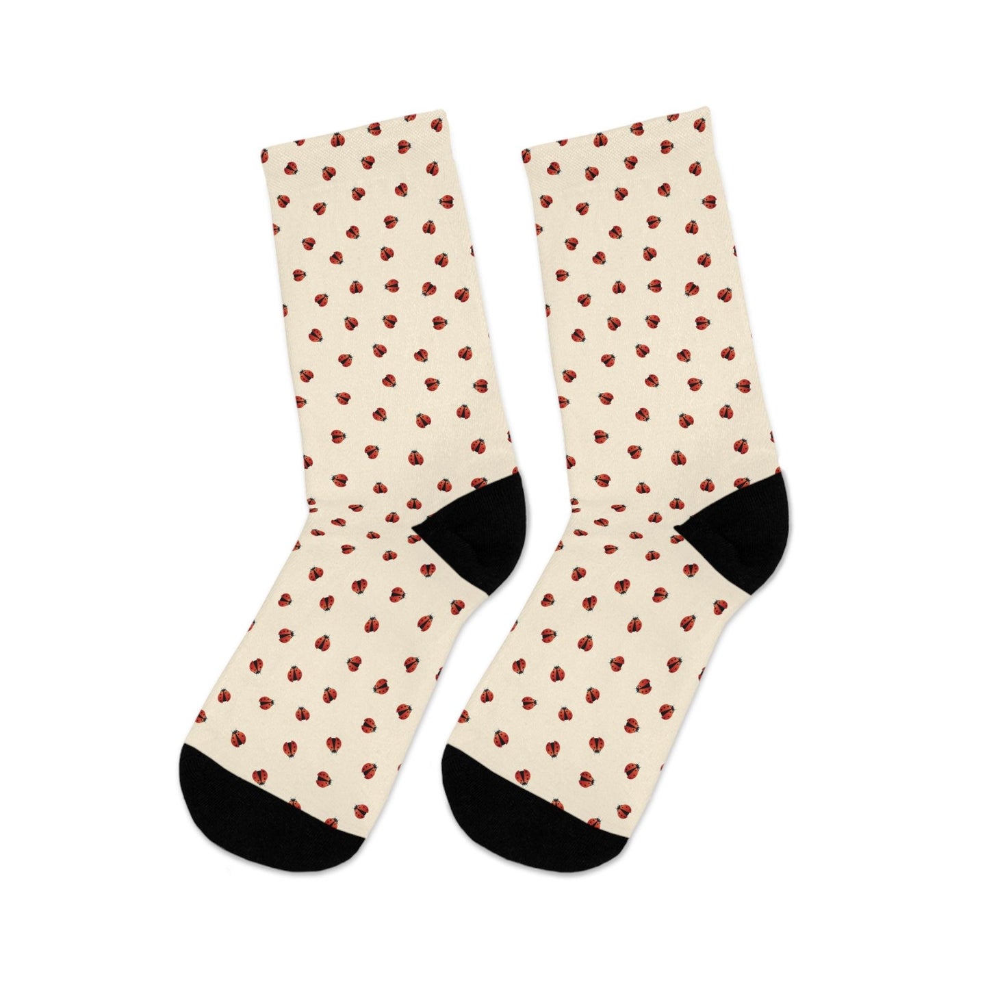 Ladybug Recycled Poly Socks - GroveWisdom