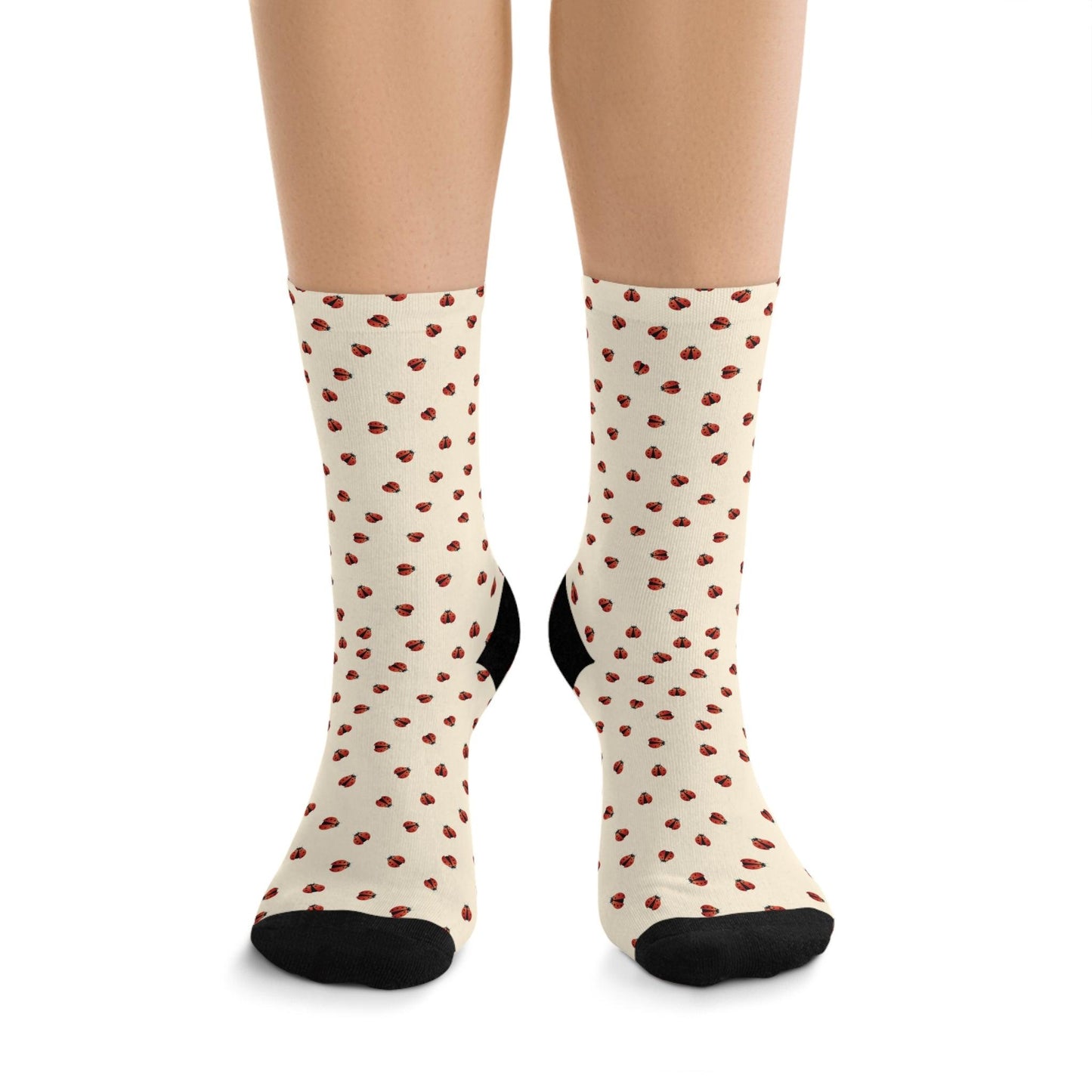 Ladybug Recycled Poly Socks - GroveWisdom