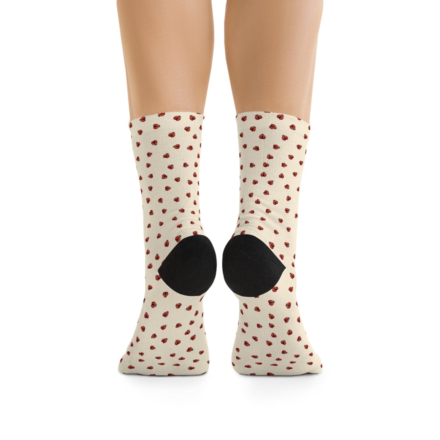 Ladybug Recycled Poly Socks - GroveWisdom