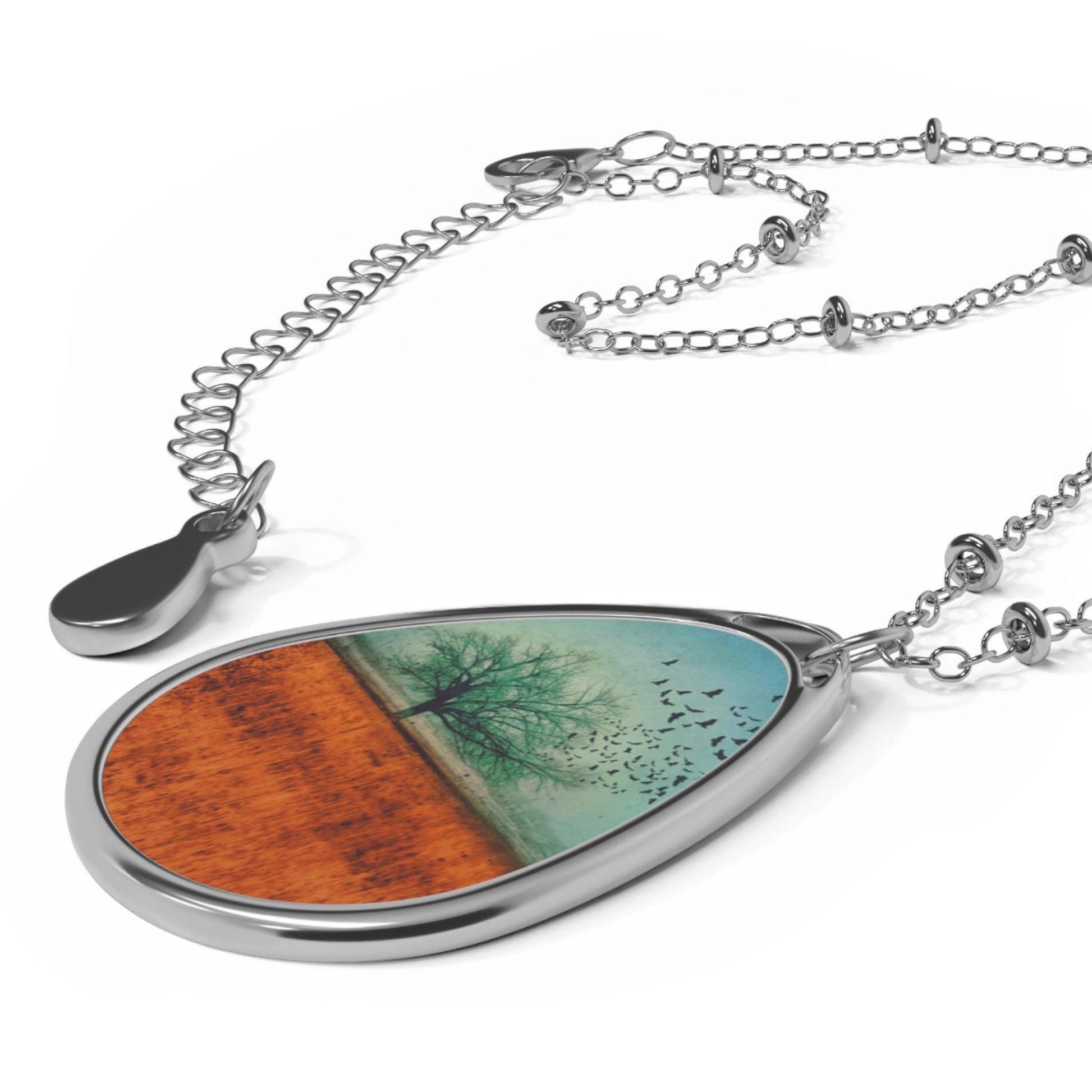 Landscape Oval Necklace - GroveWisdom