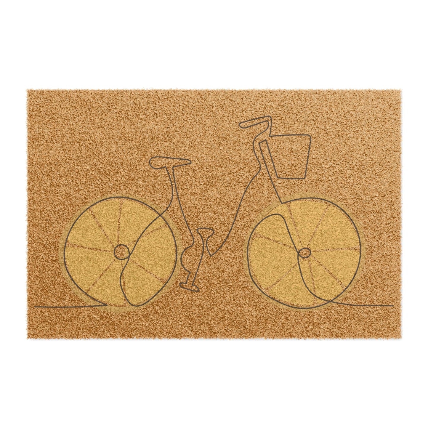 Lemon Bicycle Coir Doormat - GroveWisdom