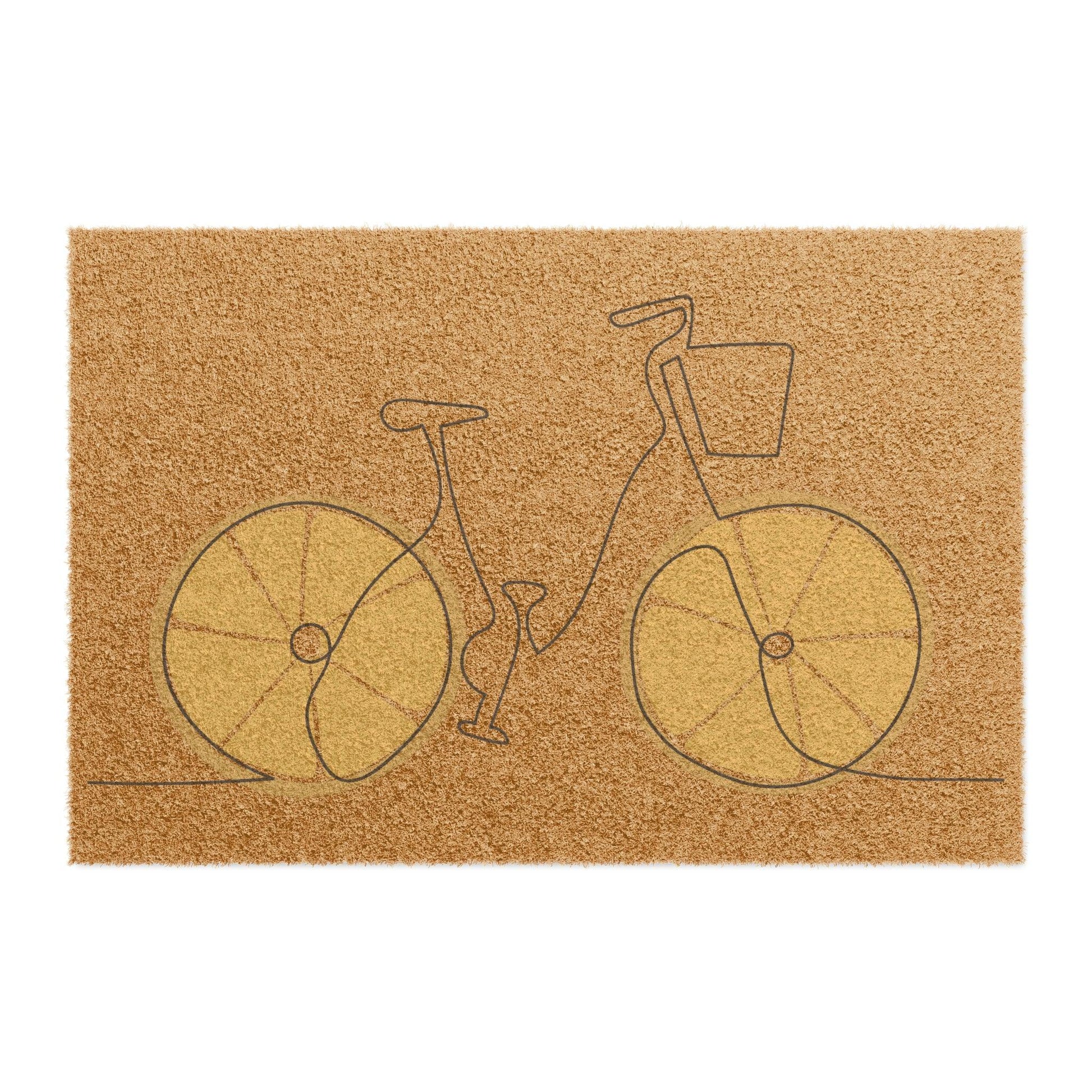 Lemon Bicycle Coir Doormat - GroveWisdom