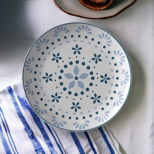 Mediterranean Blue Plate - GroveWisdom